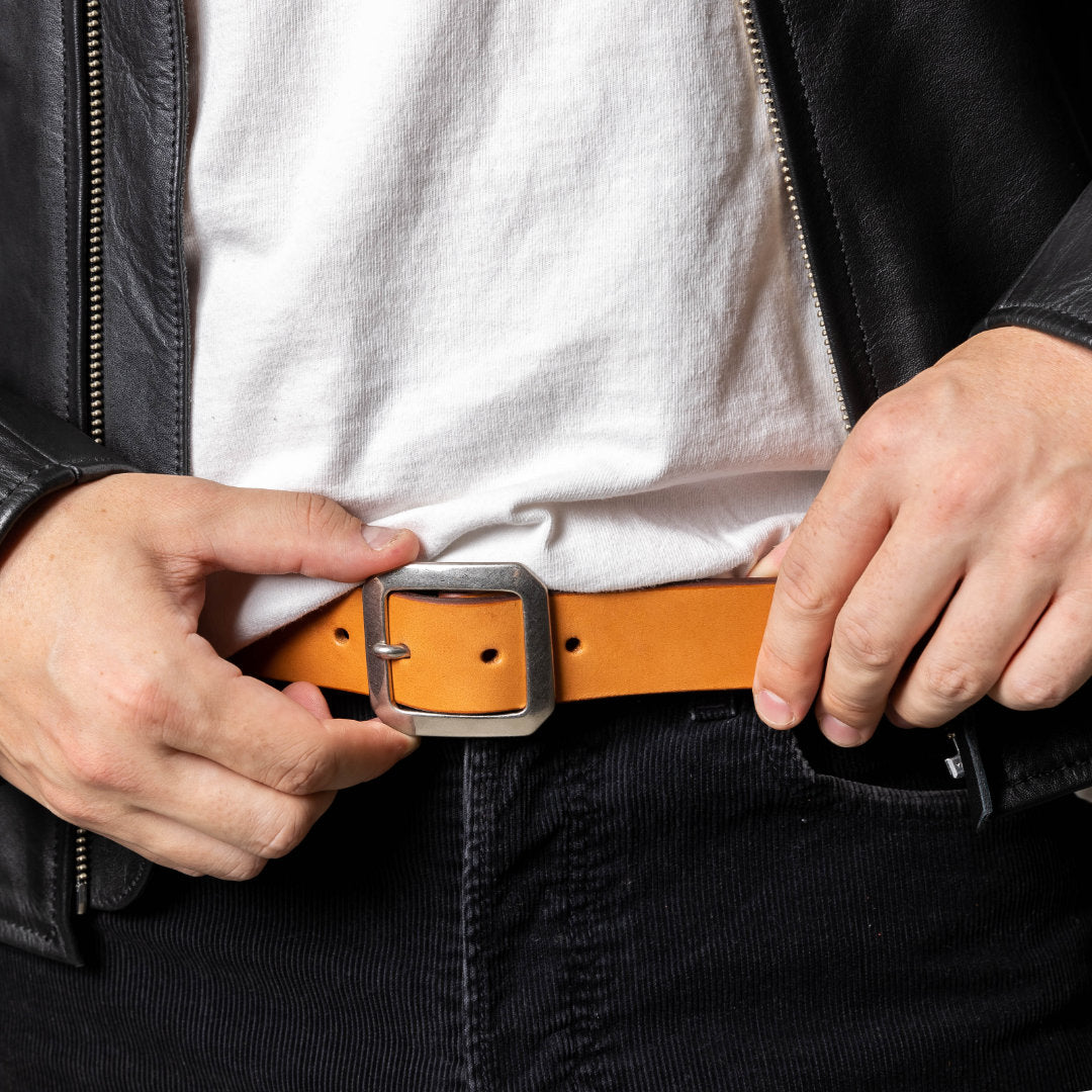 ベルト 35mm幅ギャリソンベルト オイルドレザー ODB35028AB – ARTBROWN