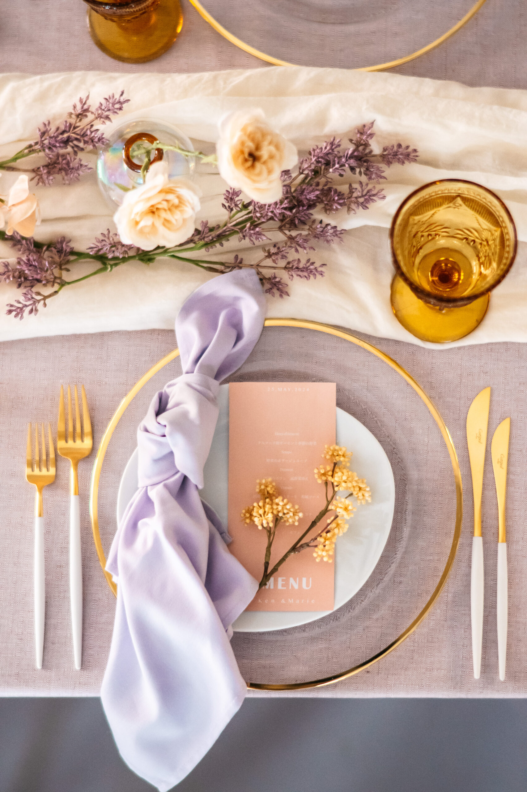 2024春夏トレンド| 印象に残るテーブルコーディネートでワンランク