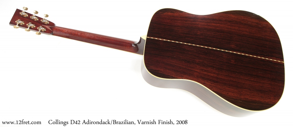 Collings D42 Adirondack/Brazilian, Varnish, 2008 | The Twelfth Fret