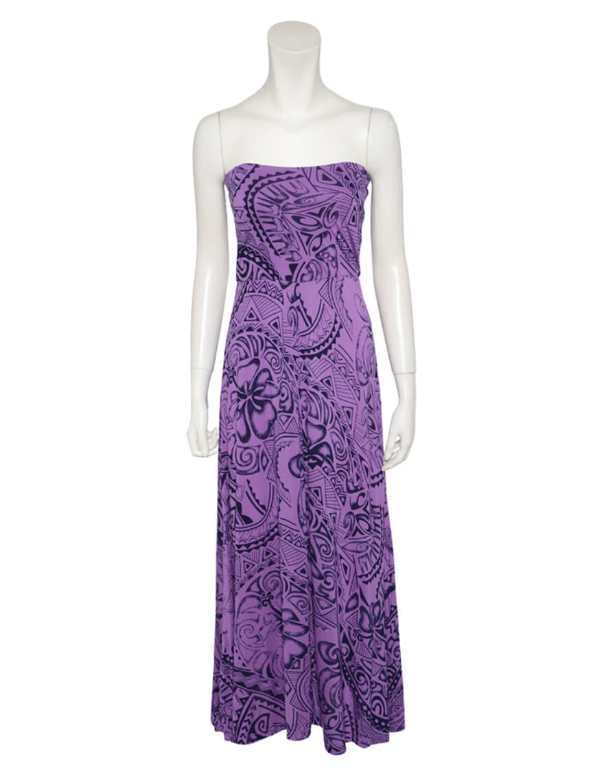 マルチwayワンピース（タタウハイビスカス）パープル – 【公式