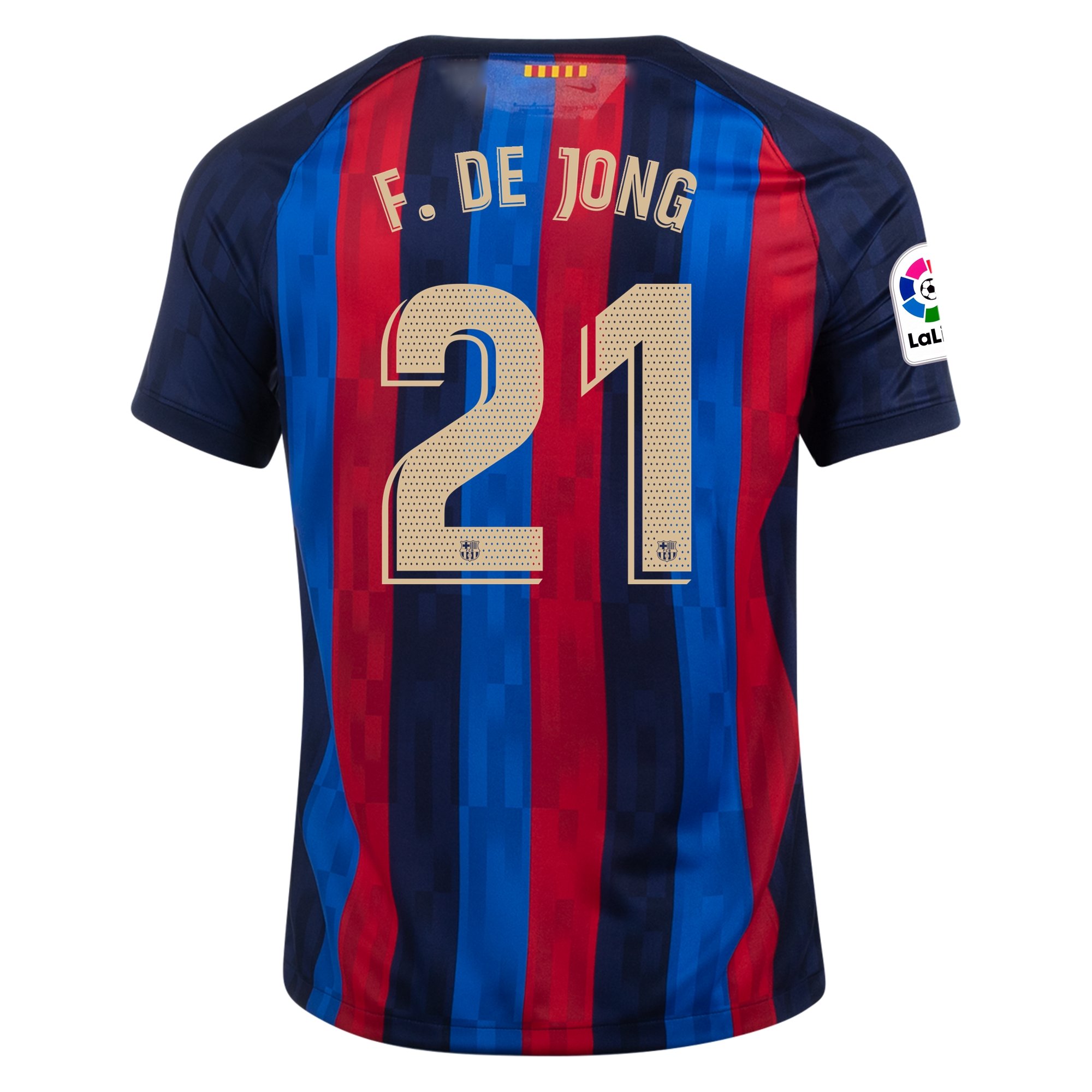 Frenkie de Jong Barcelona 22/23 Home Jersey by Nike – Arena Jerseys