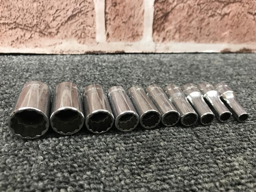 スナップオン 1/4セミディープソケットセット TMSD6～12.14.16.18の