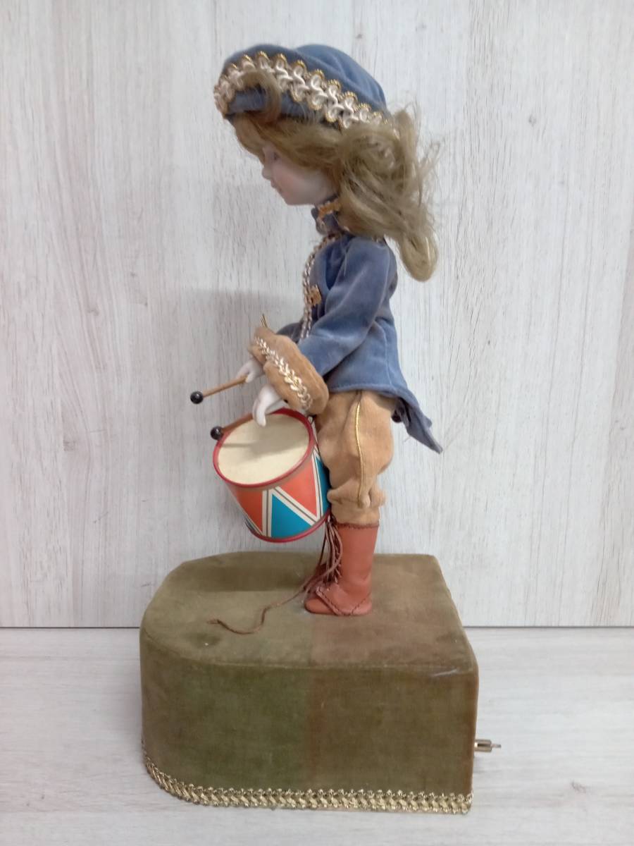 希少ビスクドールサンキョー ミュージック オートマタ ドール CECILE