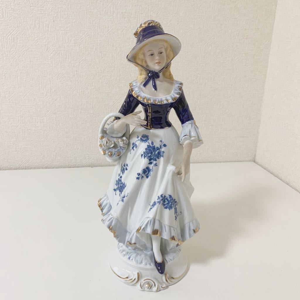 ベルリン王立磁器製陶所 KPM 手描きフィギュリン少年 収穫 人形 西洋