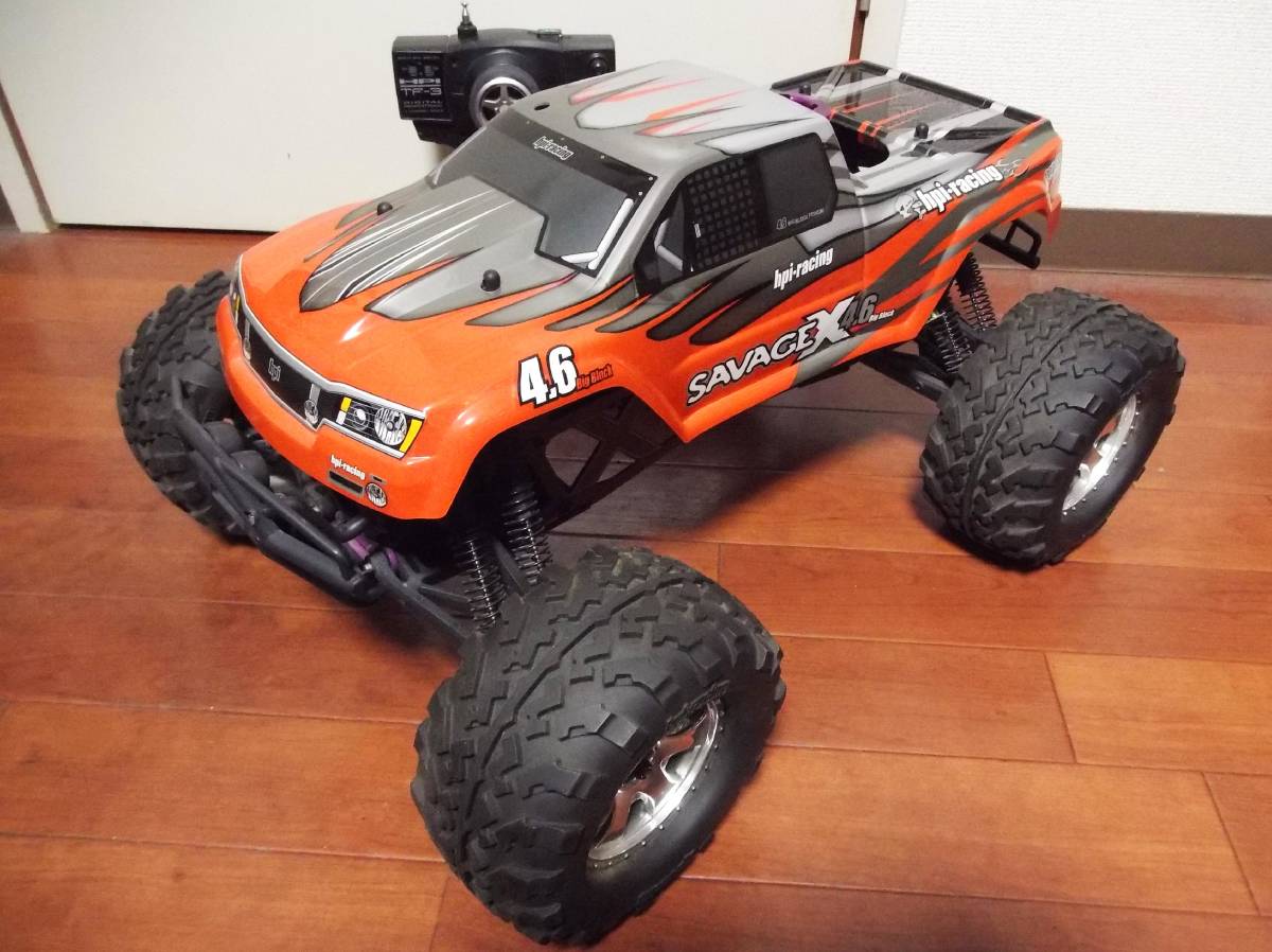 チ*ン様 hpi サベージ エンジン サーボ付き HPI サベージ エンジン