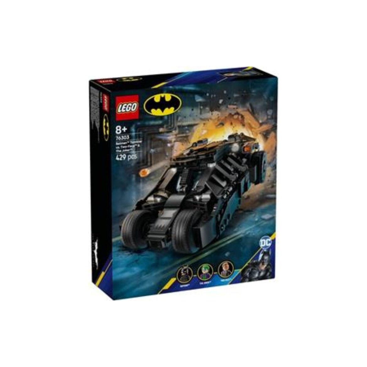 Конструктор LEGO 76303 «Тумблер Бэтмена против Двуликого и Джокера