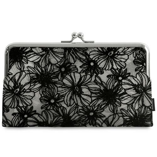 在庫商品】がま口メッシュフラットポーチ【フロッキーメッシュ】 [M便