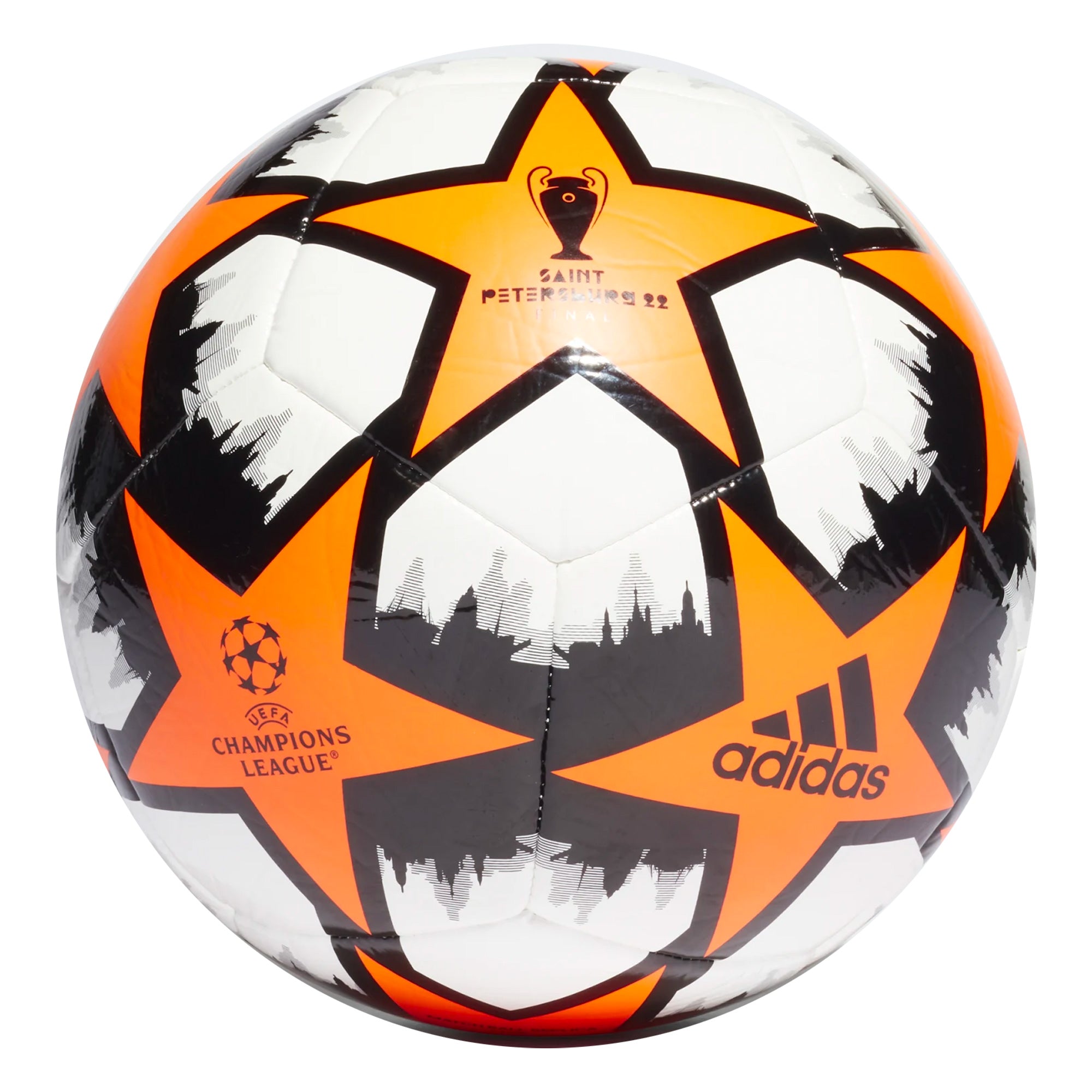 adidas Finale 22 UCL Club Ball Orange/White/Black – Azteca Soccer