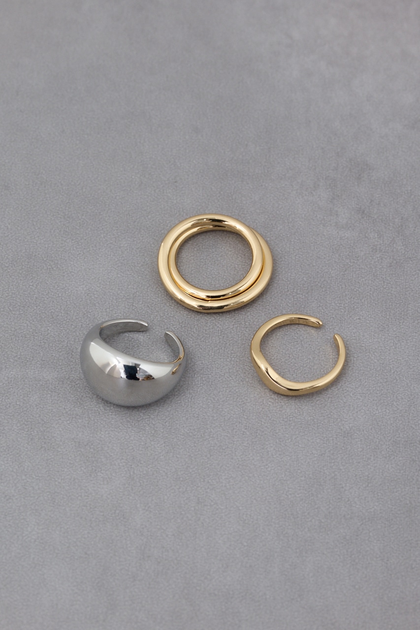 マルチ3連リングセット｜WOMEN｜250HAB56-420K｜AZUL BY MOUSSY