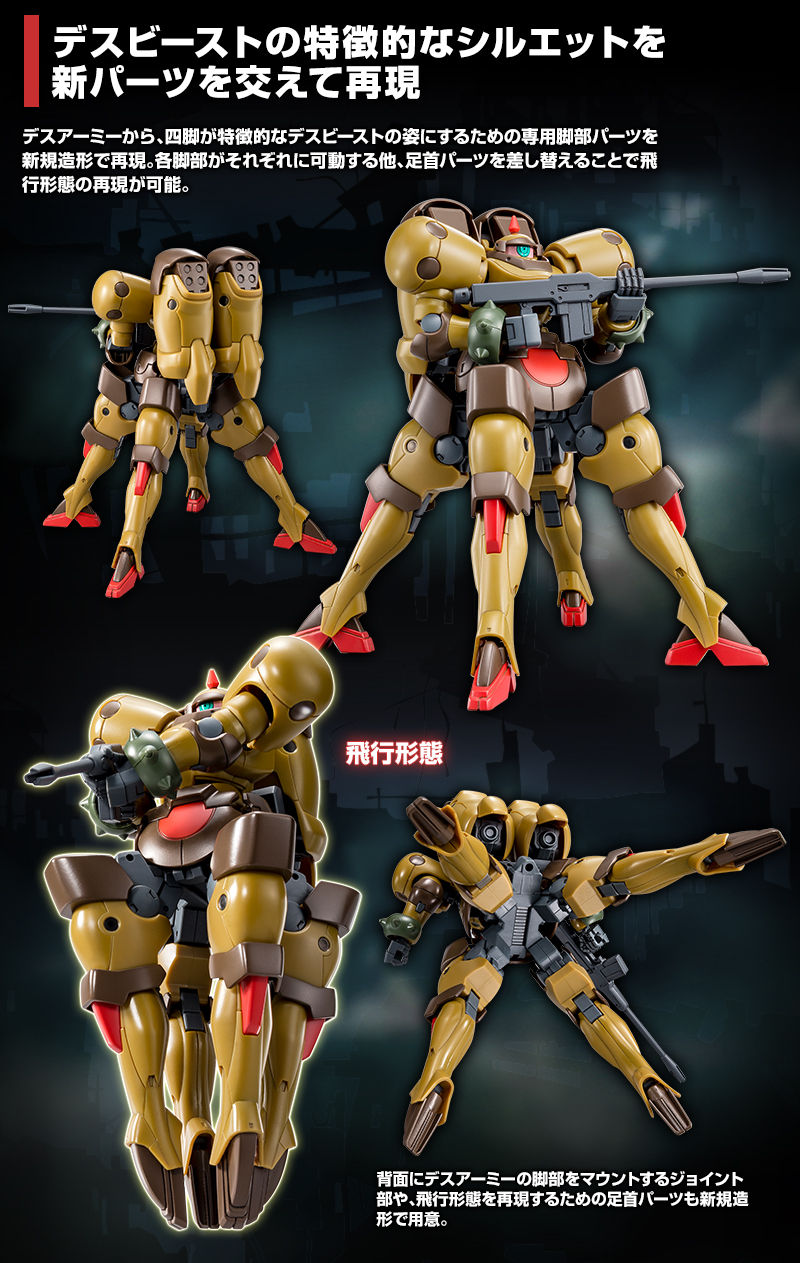 HG 1/144 デスビースト｜プレミアムバンダイ｜バンダイナムコ