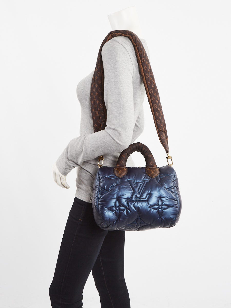 Louis Vuitton Limited Edition Navy Giant Monogram Econyl Pillow