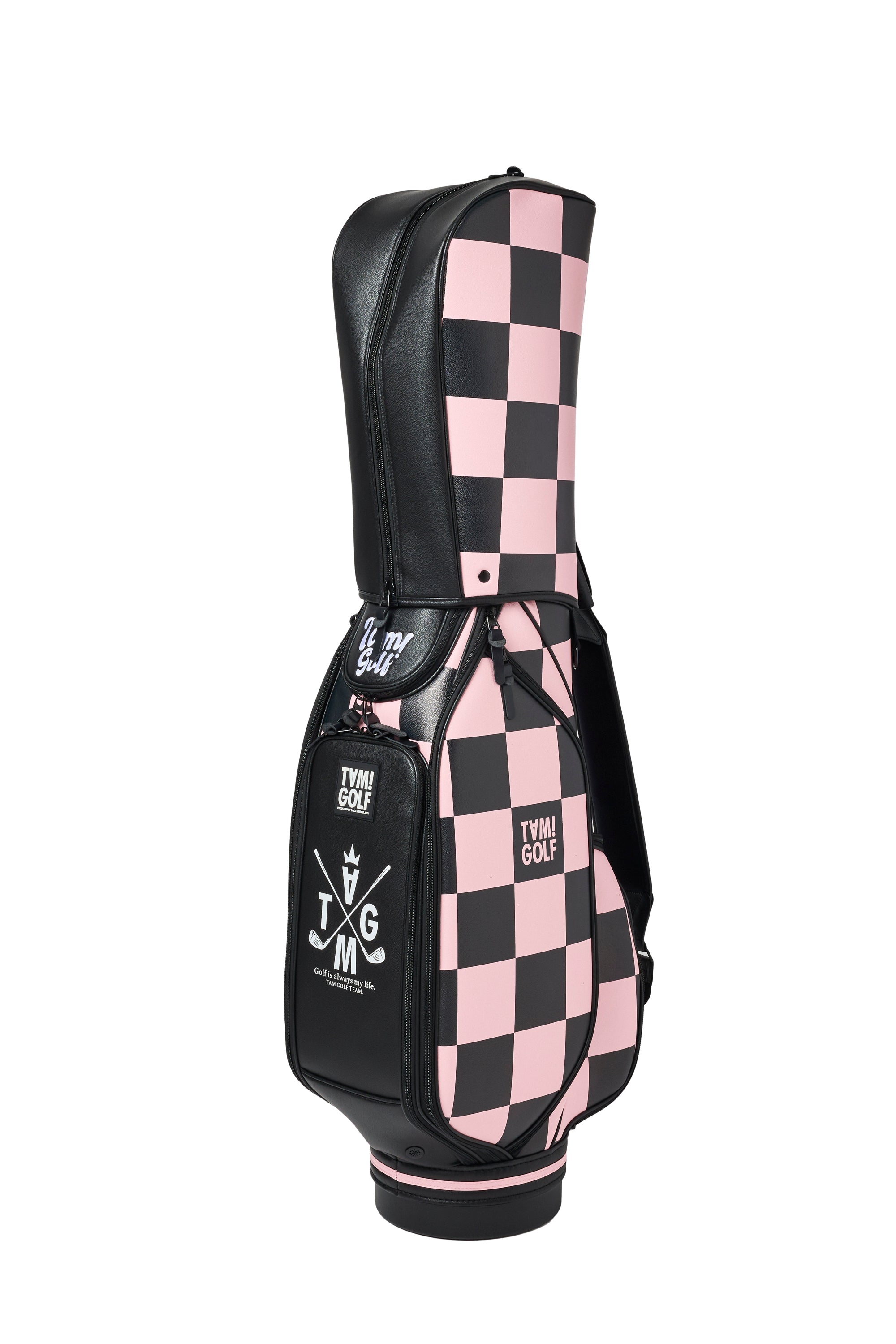 再入荷！【TAM!GOLF】CHECKER CART TYPE CADDIE BAG(TGBD01C101