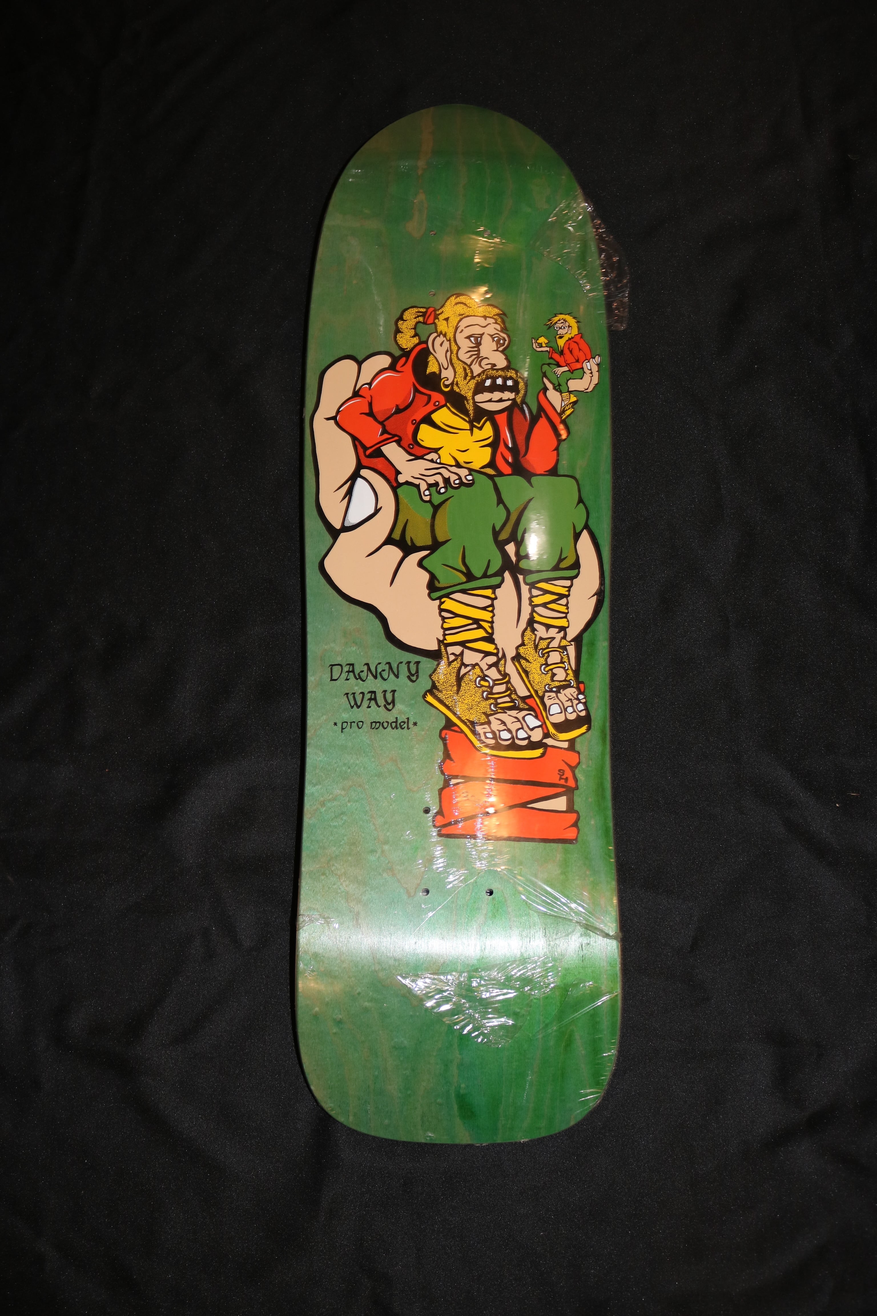 H-STREET スケートボードデッキ 蛍光グリーン H-STREET スケートボード