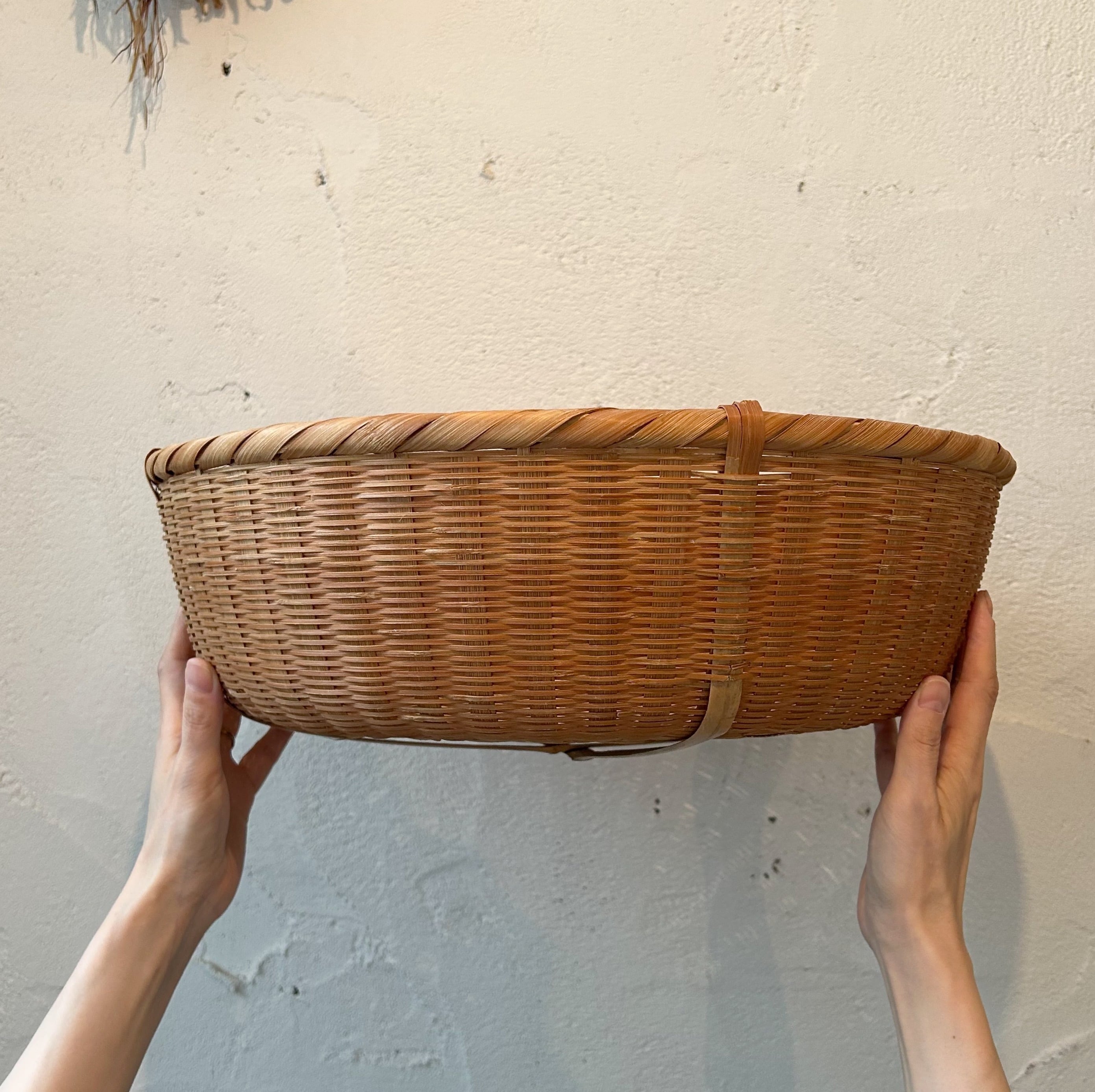 古道具 竹の大きなカゴ | tsuyukusa store