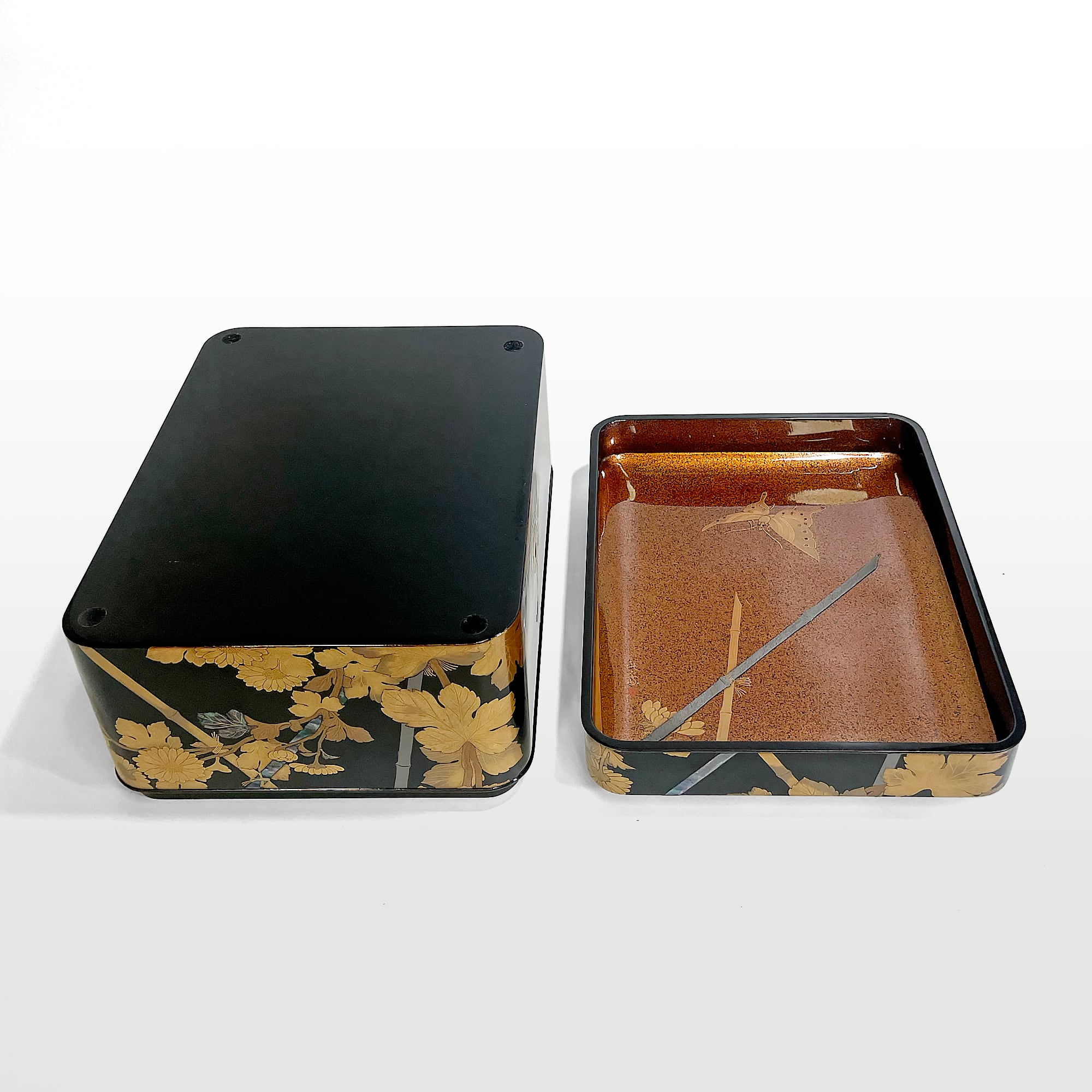 菊花蒔絵螺鈿入文庫箱 | 株式会社賢祥堂美術-京都店 WEB