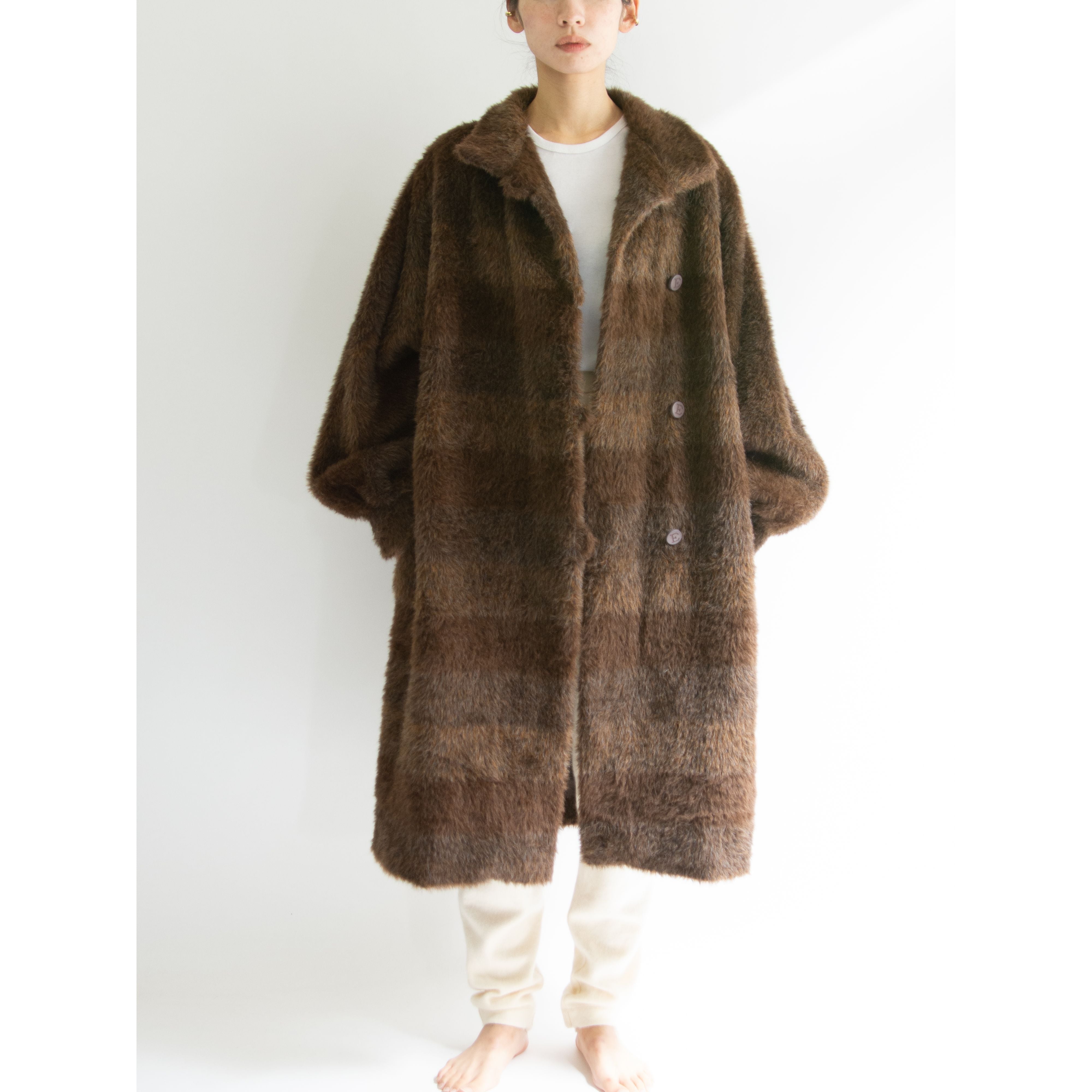 AGNONA】Made in Italy Alpaca Shaggy Coat（アニオナ イタリア製