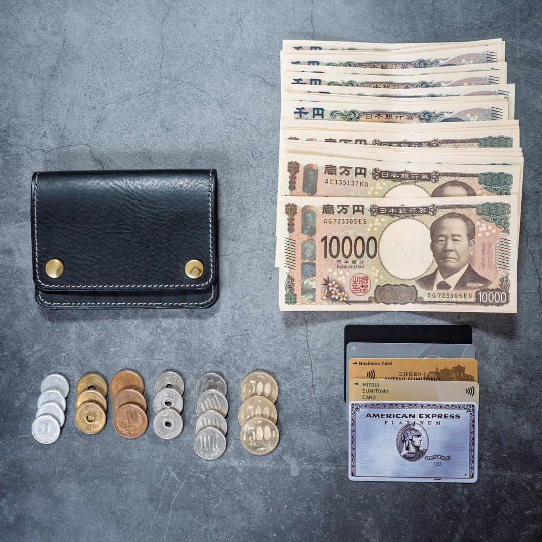 お札を折らない 小さなトラッカーウォレット Foldres rev.02