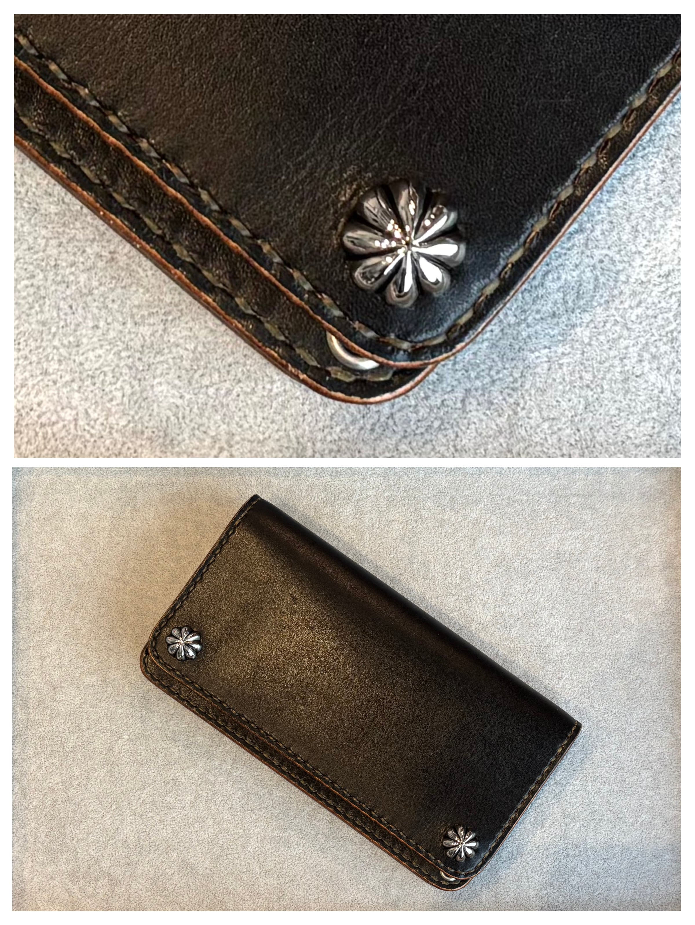 トラッカーウォレット TW02-BK アポロコンチョカスタム ブラック 財布