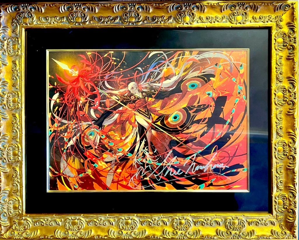 ☆総生産枚数10点のみ☆七原しえ先生☆描き下ろし複製原画☆曼珠沙華