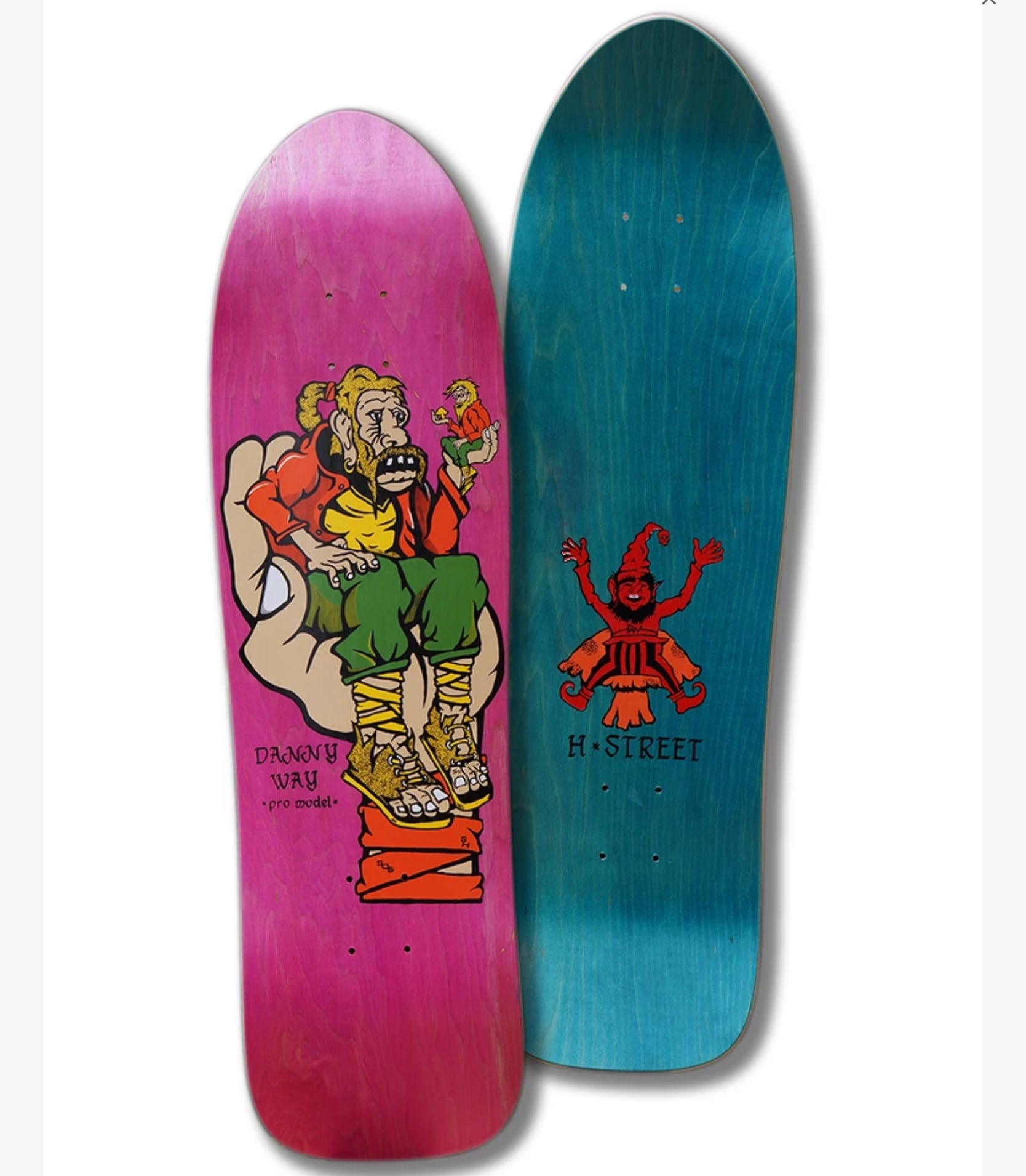 H-STREET SKATEBOARDING skate deck DANNY WAY GIANT PARK&POOL