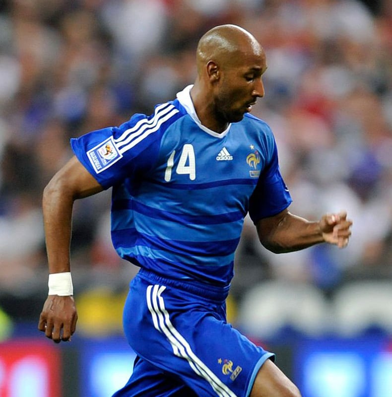 フランス代表 2009 adidas ホーム半袖 ユニフォーム #8 ANELKA ニコラ