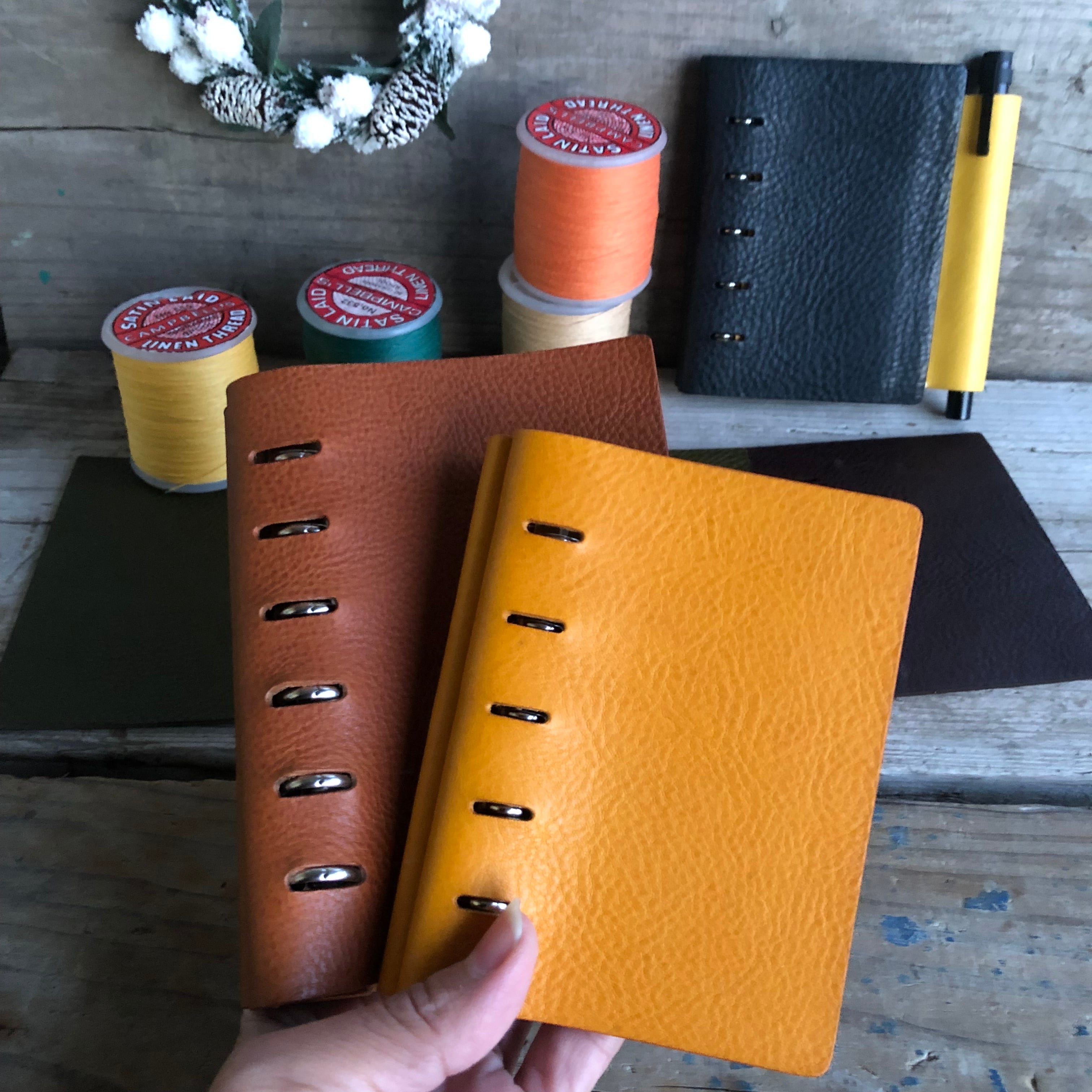 1日2名まで【磨いて仕上げる】イタリアンレザーで自作する[M5/M6]本革