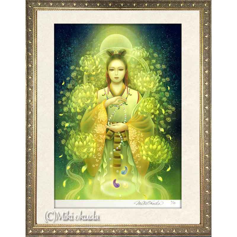 菊理媛尊】Sサイズ│神様の絵│開運画│幸運を呼ぶ絵画 │ジクレー版画