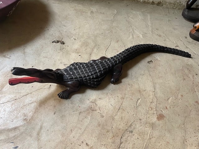 NEW【セネガル木彫り】ワニ -Senagal Wood Carving- | TERANGA SHOP