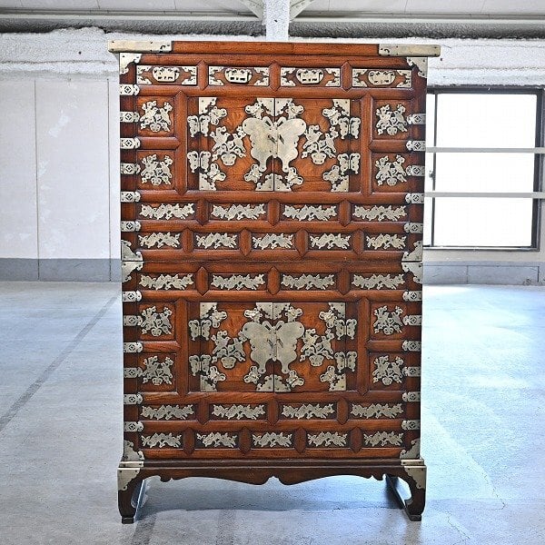 李朝家具 薬箪笥 ヤクジャン 引き出し 収納 時代箪笥 タンス 整理棚 薬