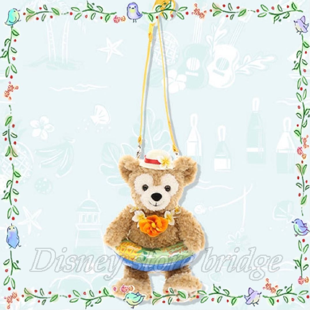 サニーファン2019 ディズニーダッフィぬいぐるみバッジキーホルダー