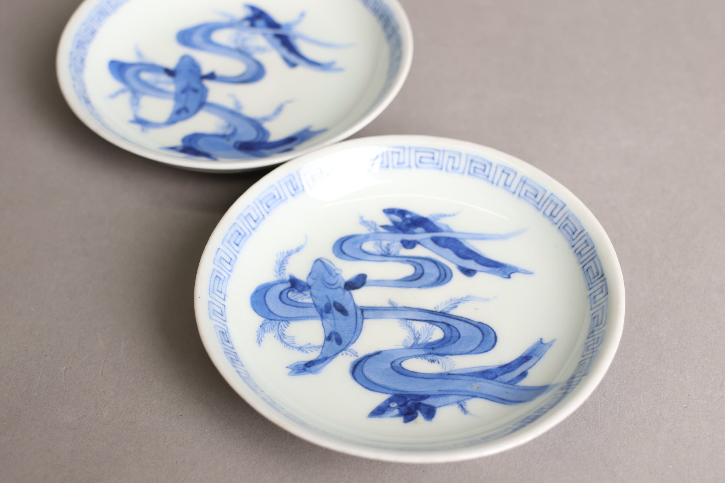 小皿 古伊万里 染付 鮎文 | (有)新原美術