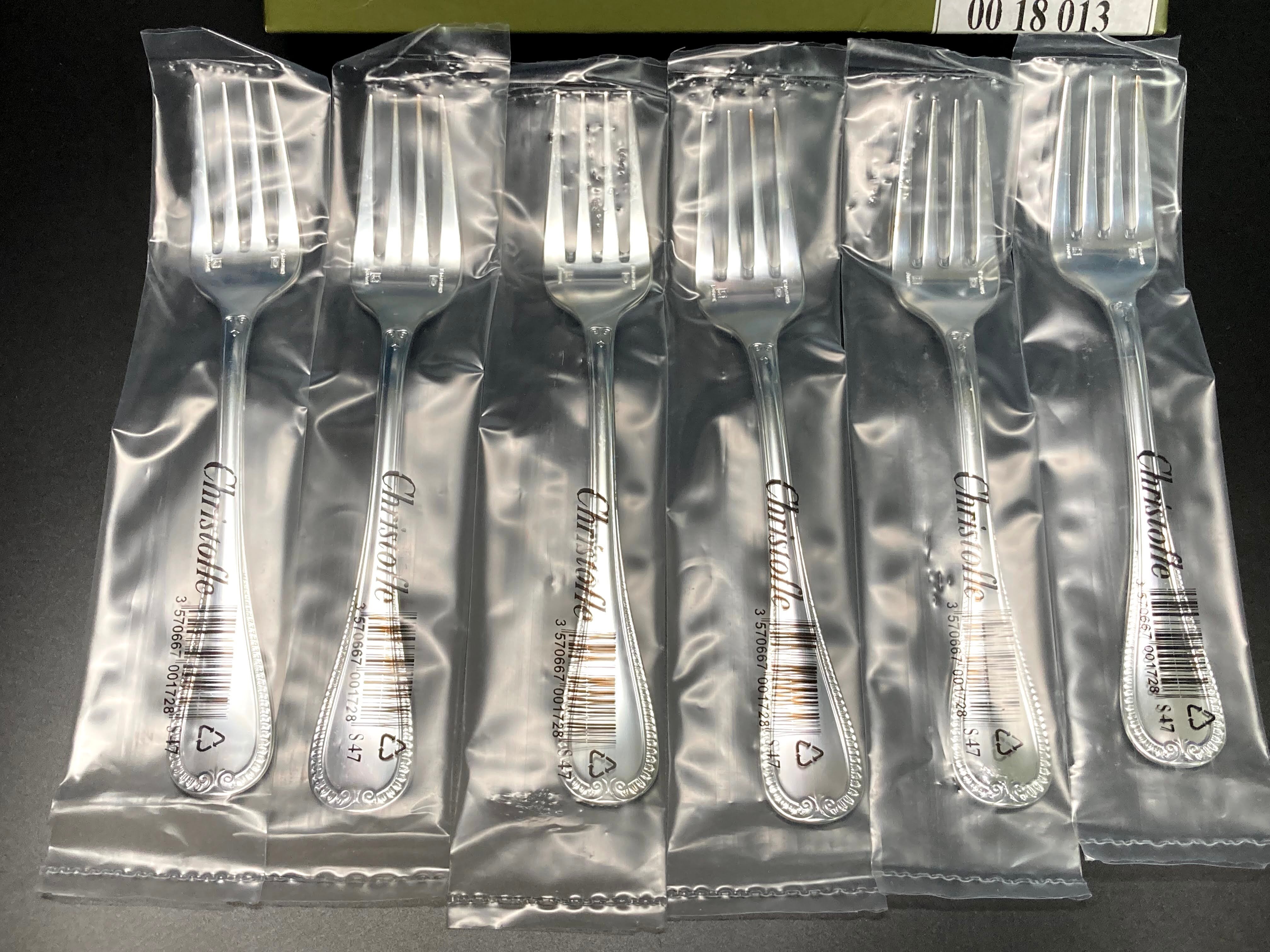 新品】未使用 Christofle クリストフル マルメゾン サラダフォーク