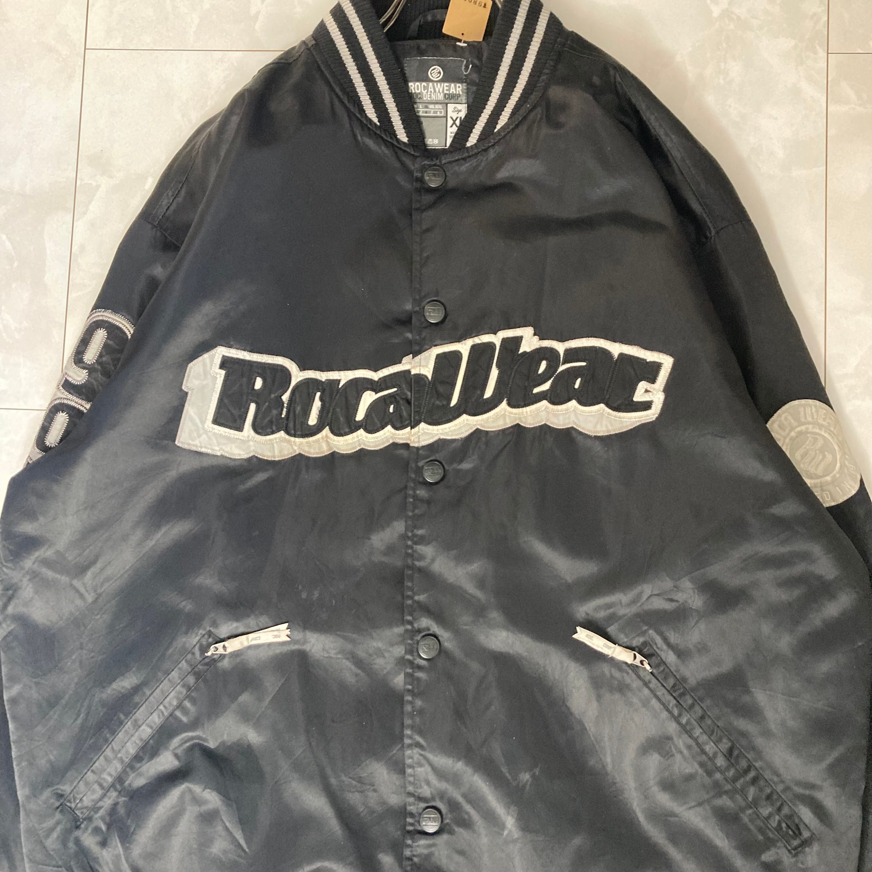 ROCAWEAR ナイロンスタジャン XL 刺繍 | 古着屋OLDGREEN