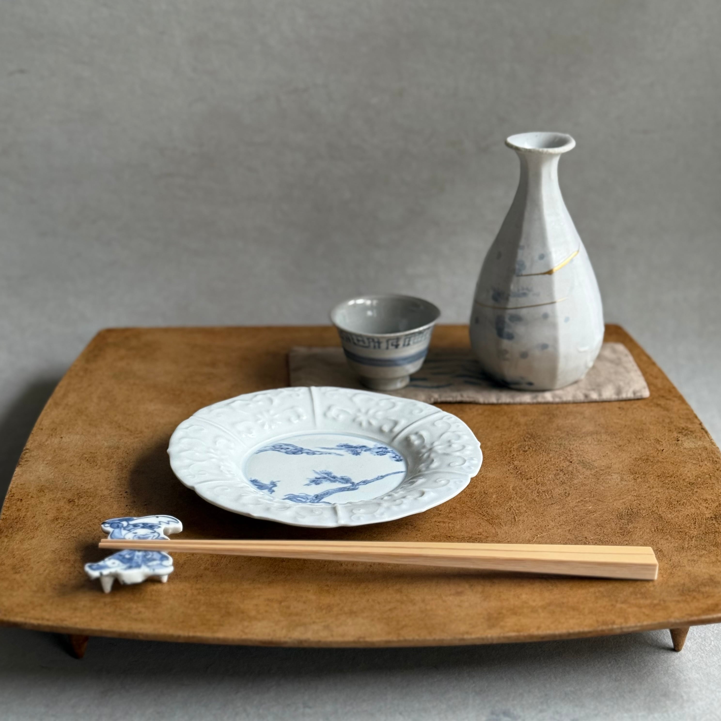 豊増一雄 染付茶杯 | gallery 一白