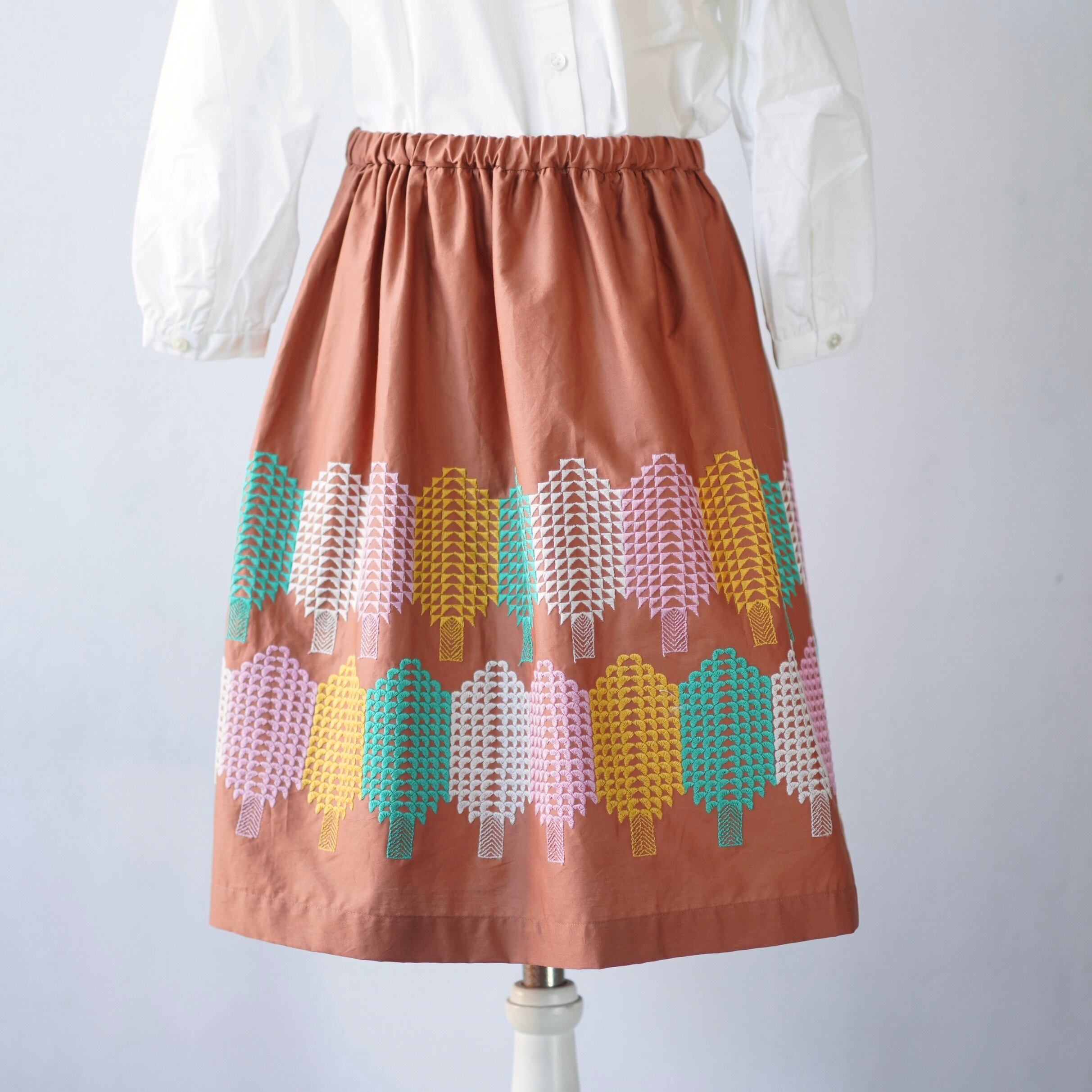 mina perhonen 〉 / forest candy / スカート/ ABS5083P / brown / S?L