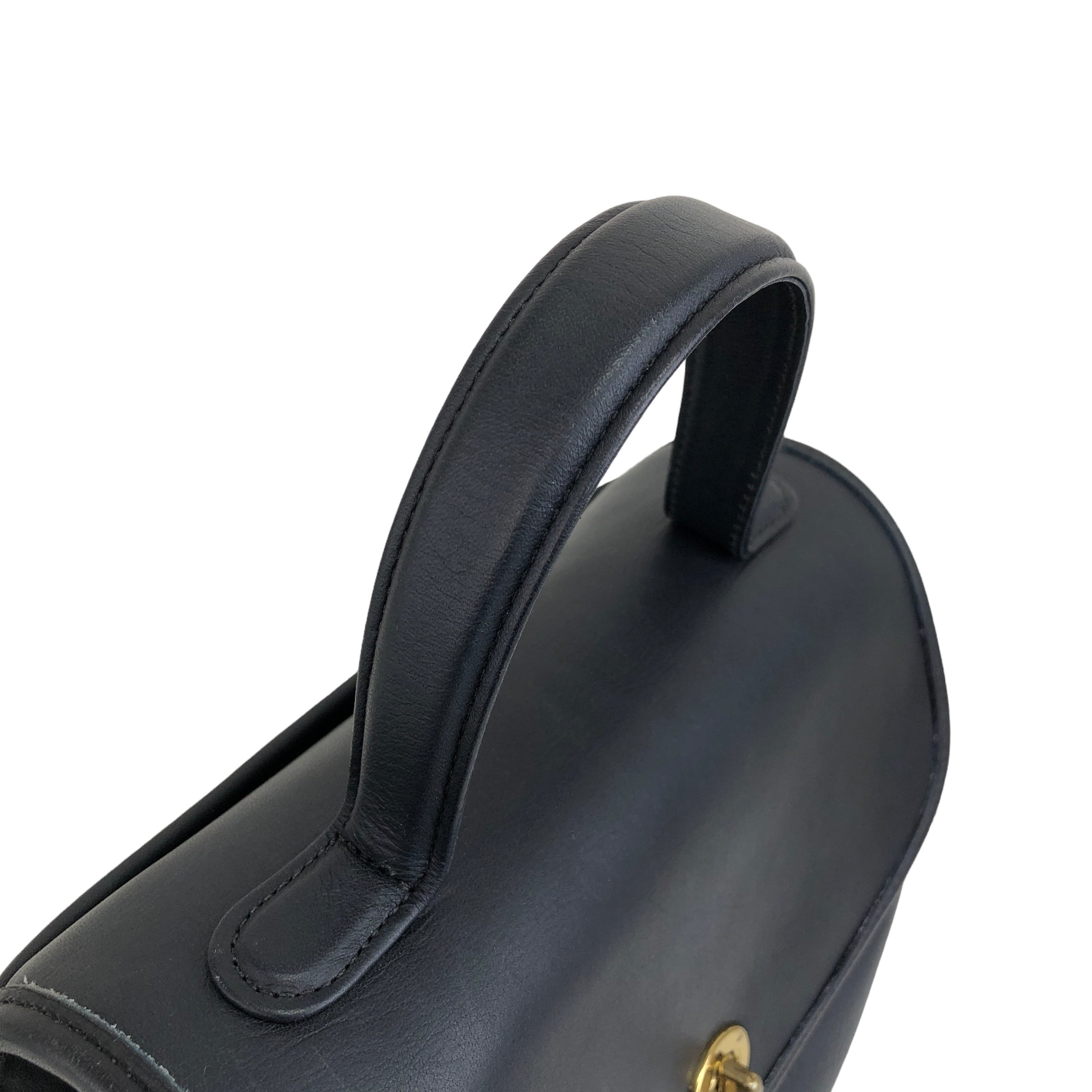 COACH コーチ ターンロック レザー ハンドバッグ 2WAY ショルダー