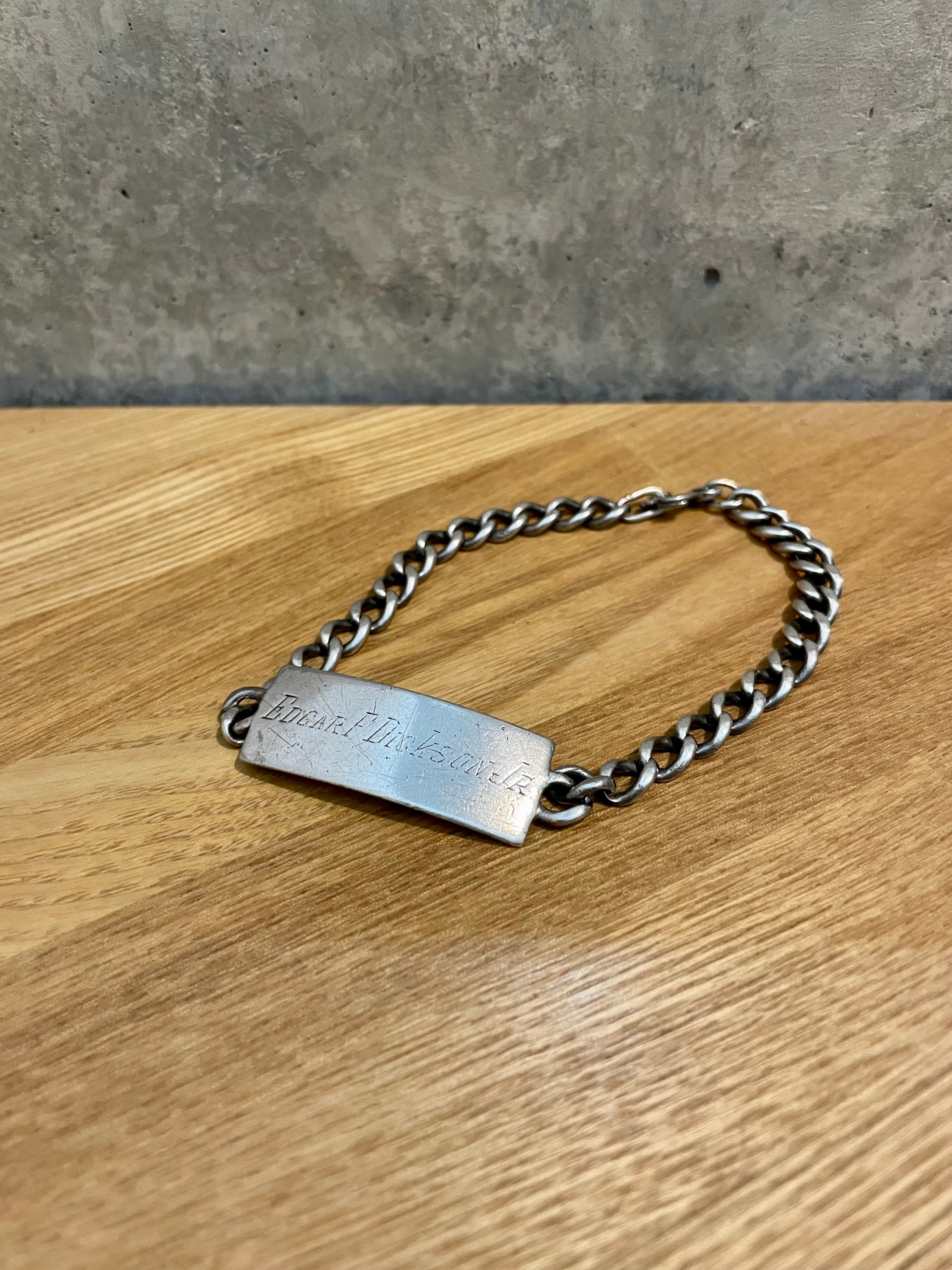 40s WW2 military ID BRACELET | moonbirds vintage