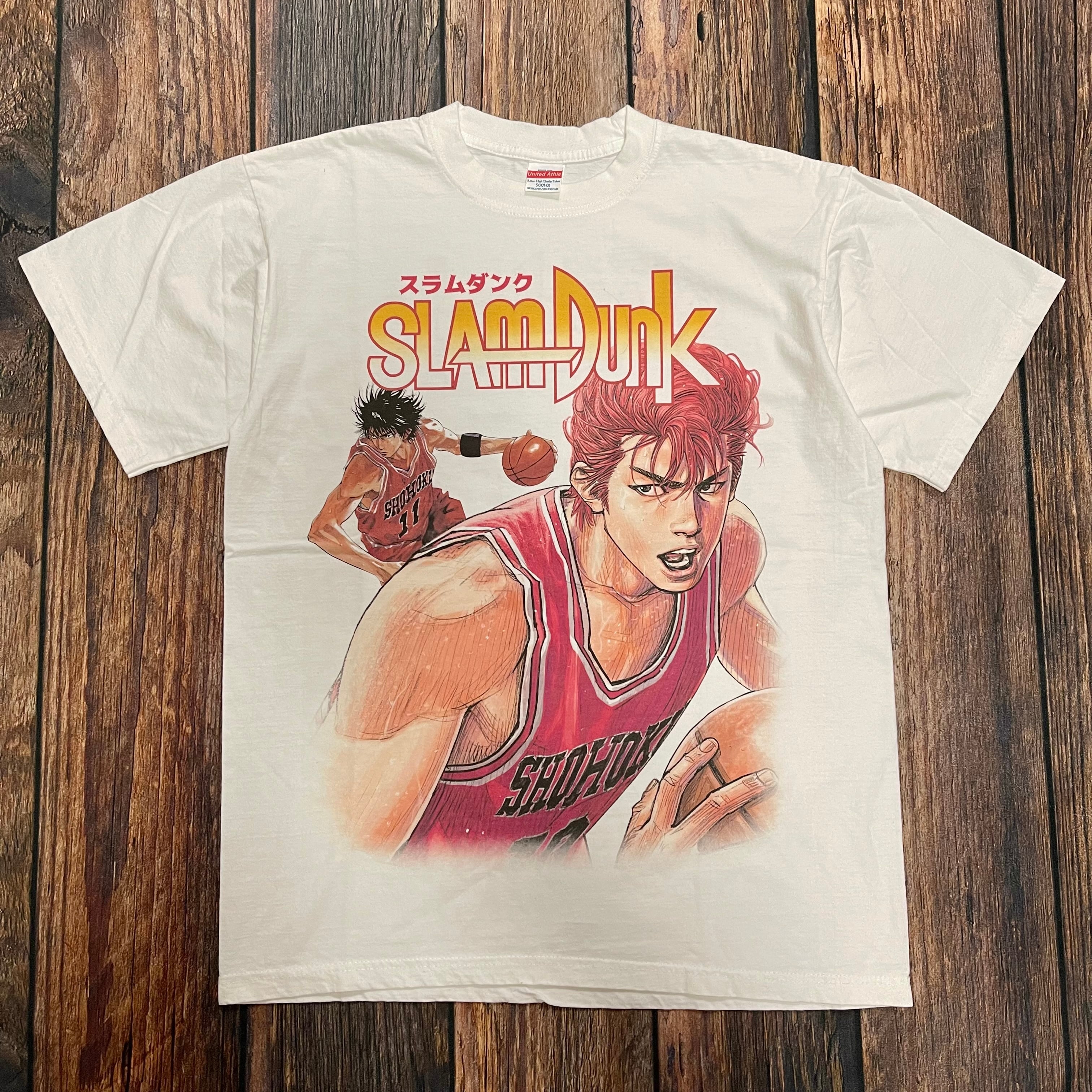 スラムダンク SLAMDANK 井上雄彦 アニメTシャツ 両面プリント Lサイズ