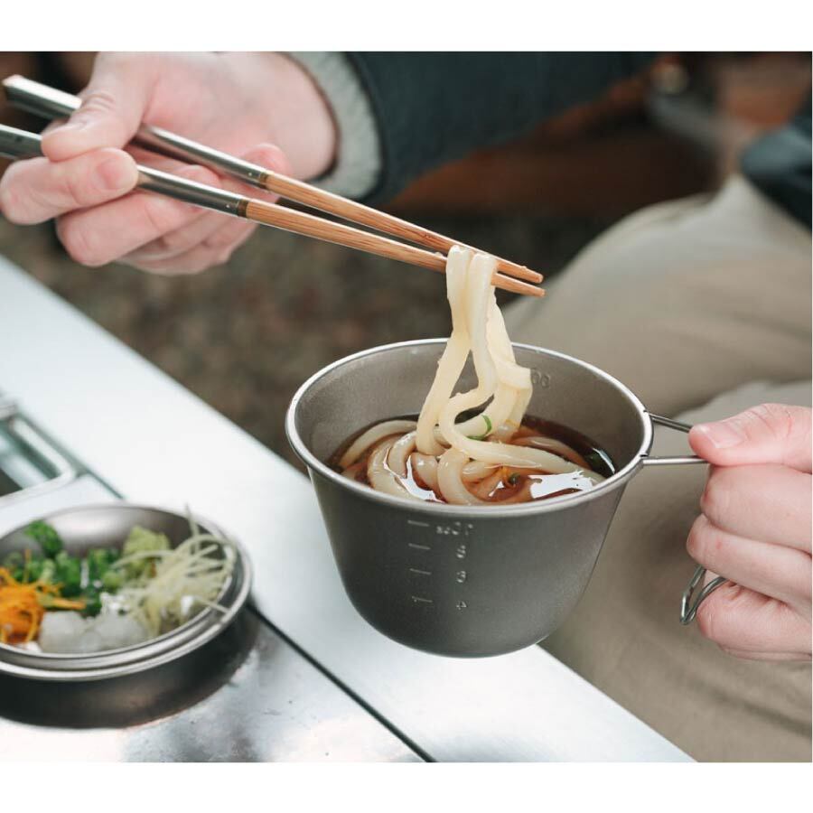 スノーピーク 深型チタンシェラカップ 蓋付き | sotosotodays