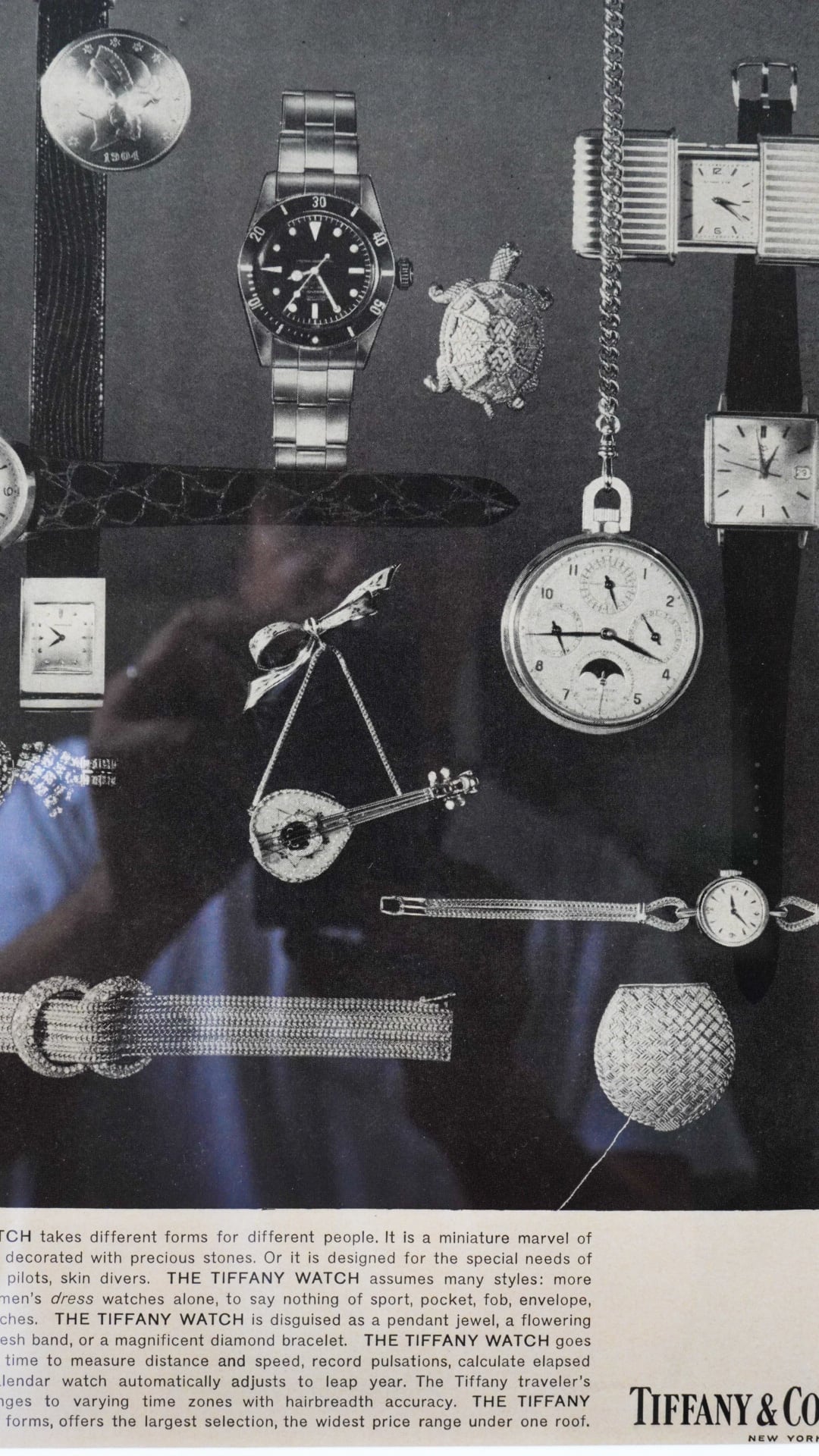 1960】TIFFANY&Co. ティファニー 腕時計 アドバタイジング ポスター