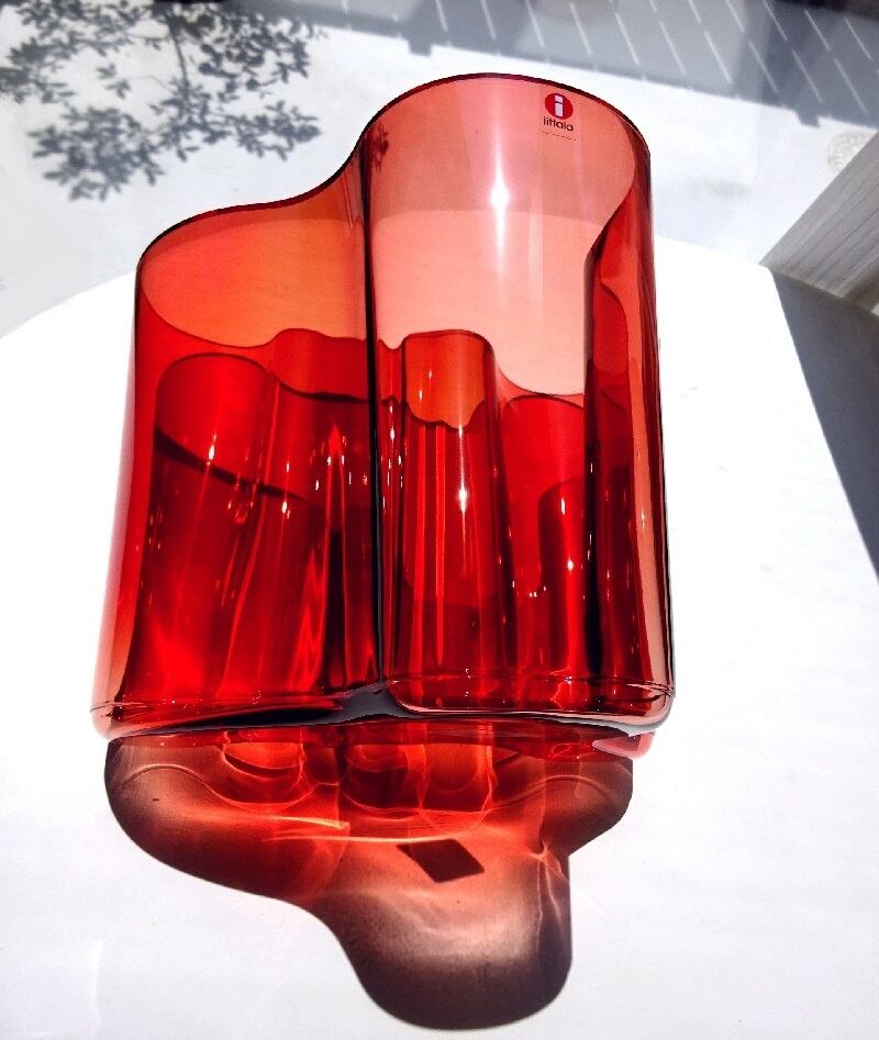 iittala / イッタラ アアルト アールト フラワーベース クランベリー