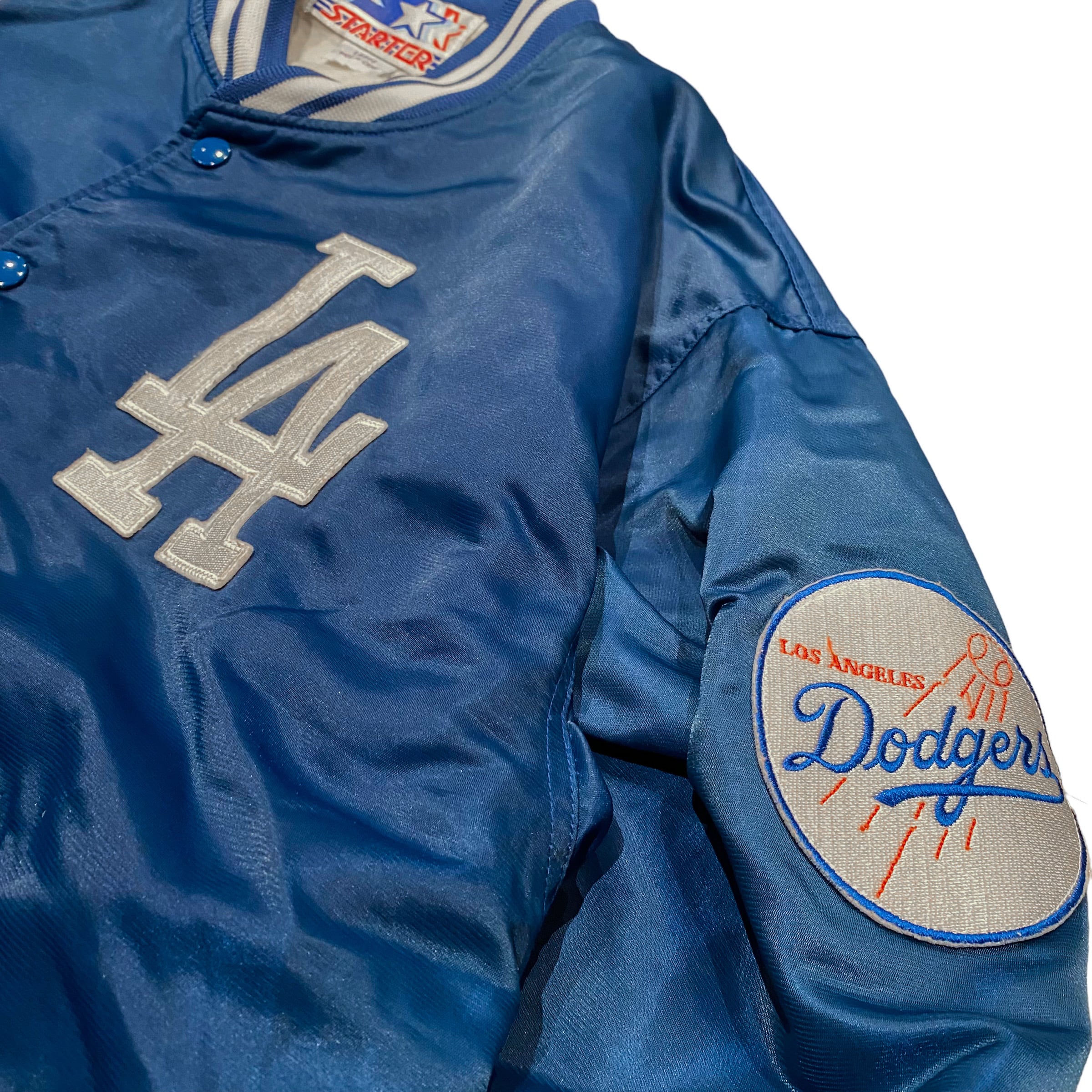 90's Starter MLB LA Dodgers Nylon Stadium Jaket L / スターター