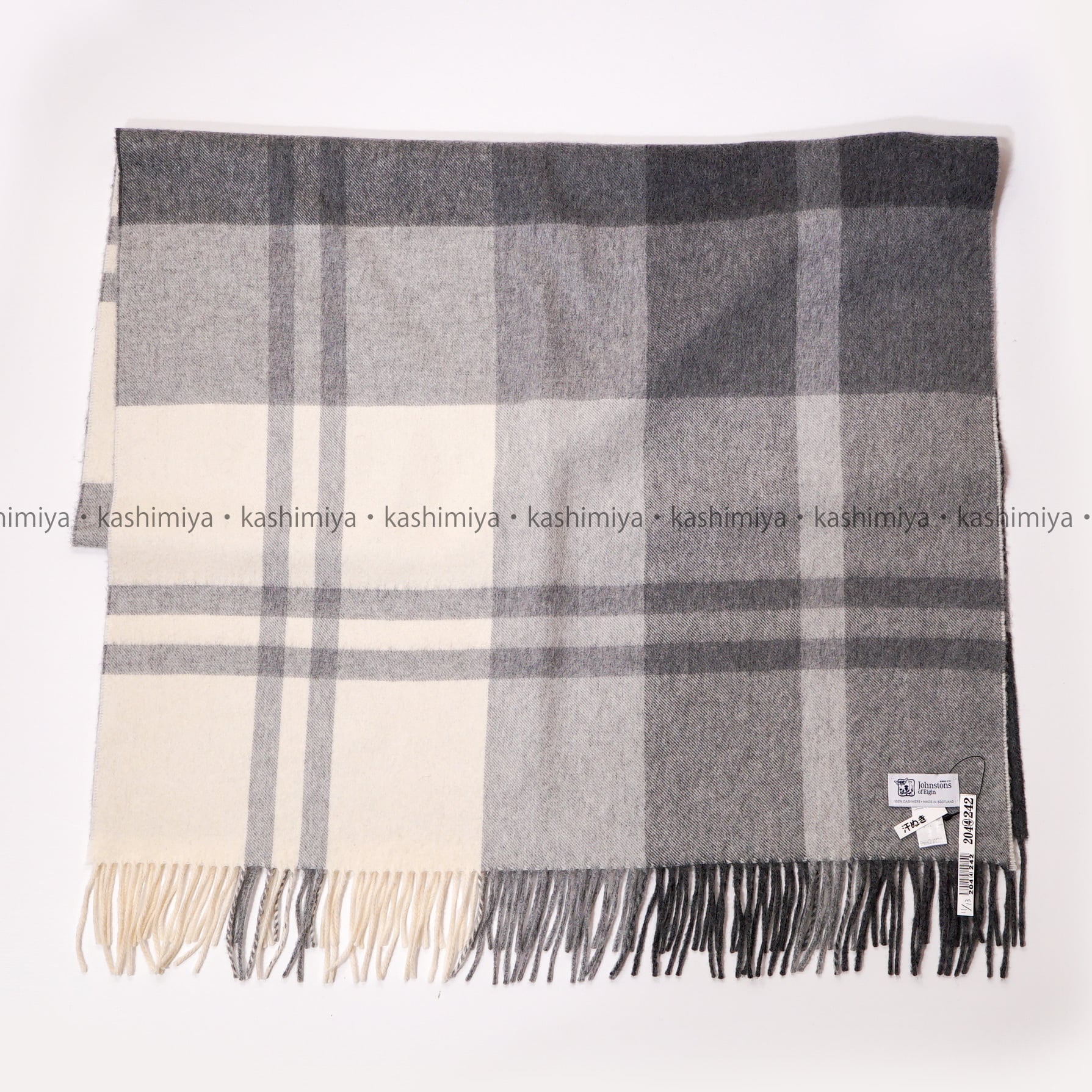 ジョンストンズ エストネーション 別注 Johnstons カシミヤ大判