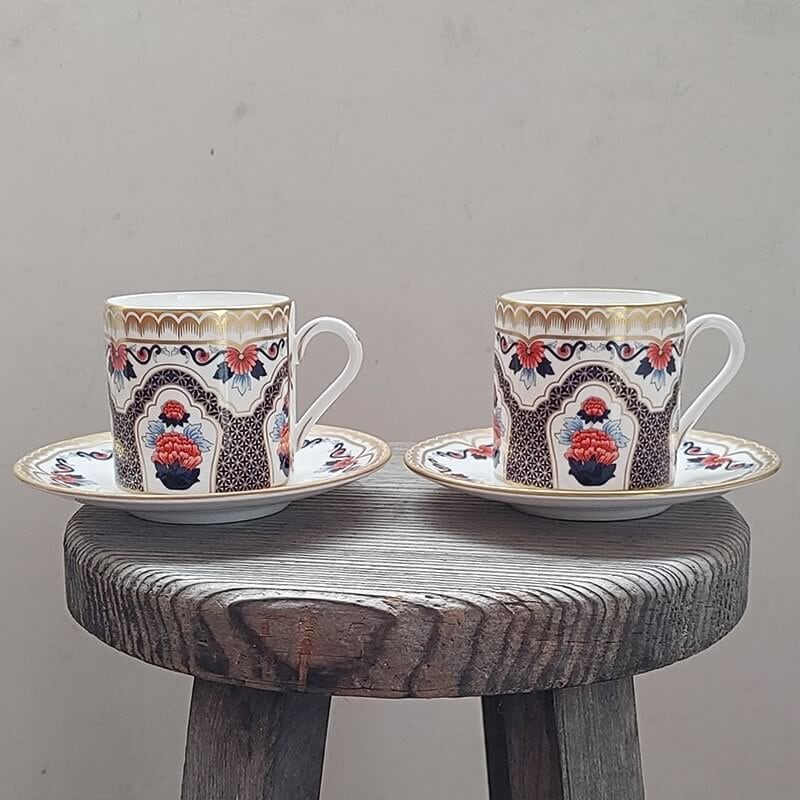 ロイヤル ウースター IMARI STAR 伊万里 ジャポニズム コーヒー ティー