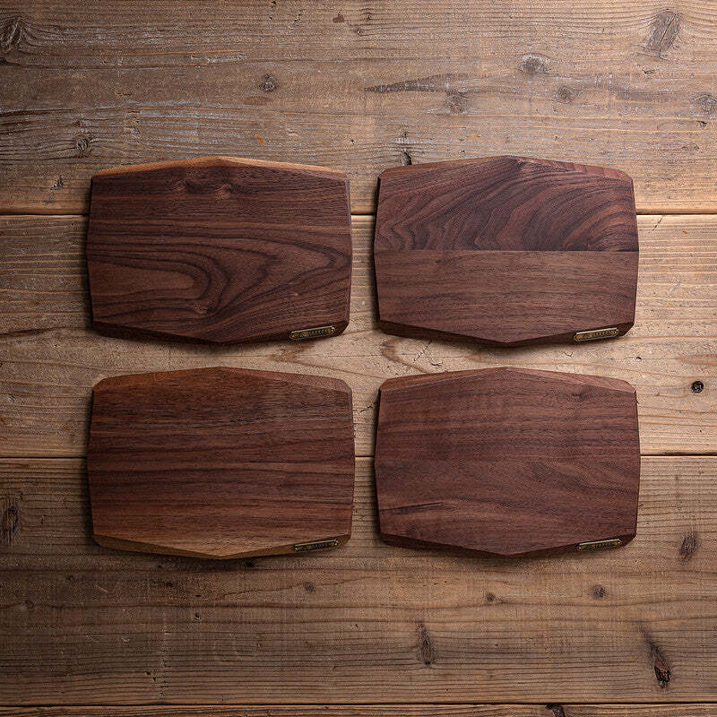 フェデカ ファセットカッティングボード SOLO【ブラックウォルナット