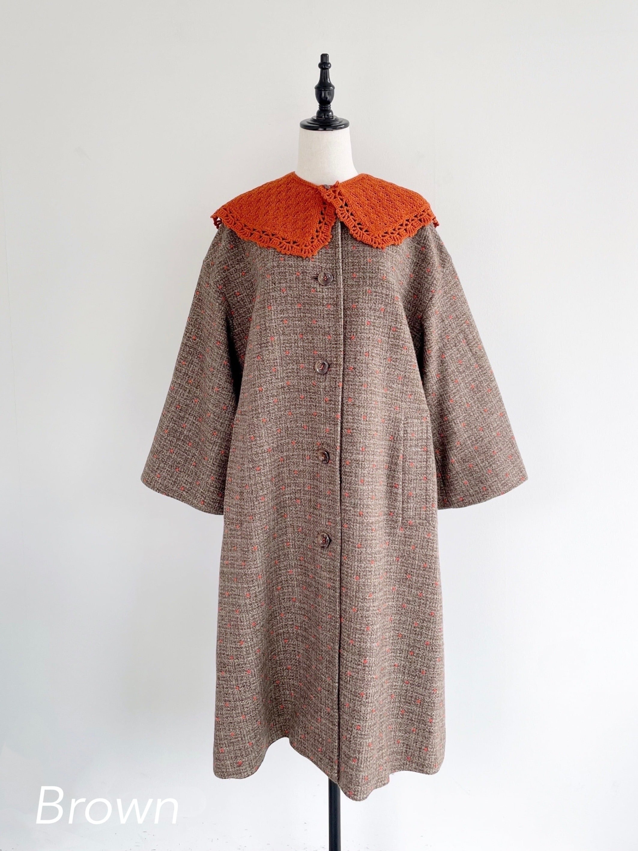 MUVEIL ドット刺繍コート | KOKO