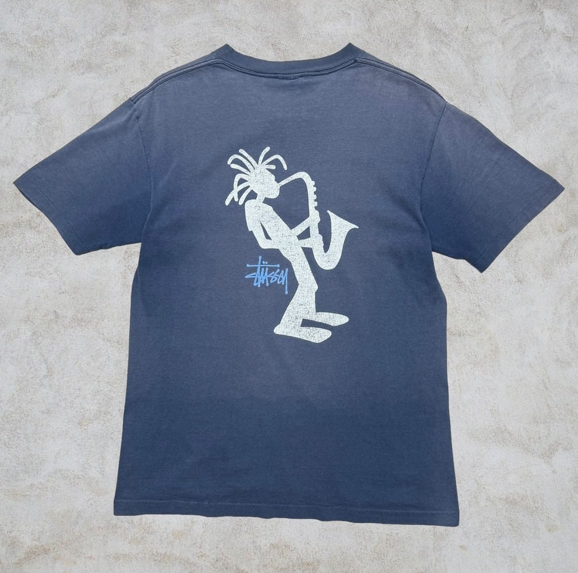 90's old stussy Design Tee “シャドーマン” 【高円寺本店】 | curb