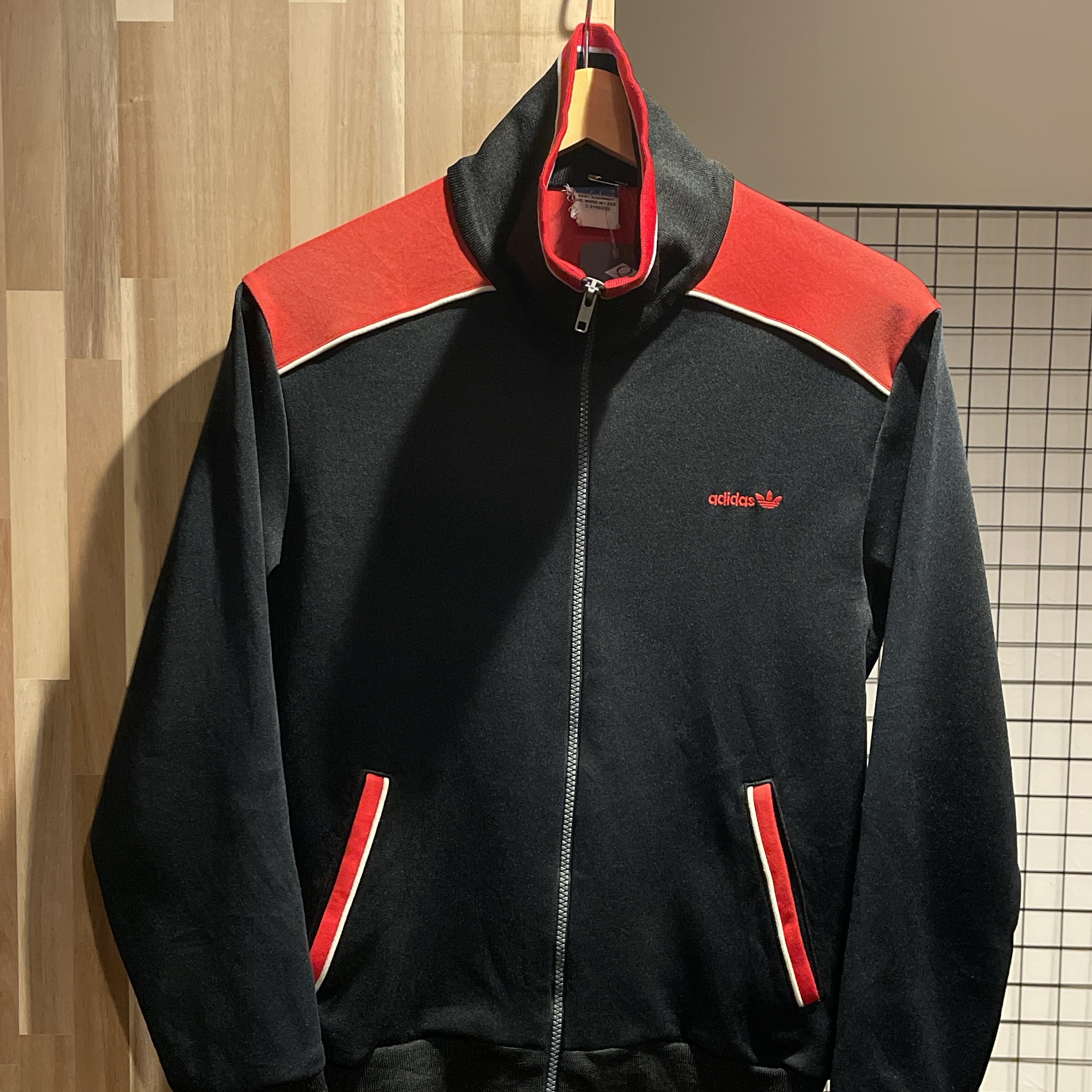 80s adidas トラックジャケット D154 アディダス トレフォイルロゴ