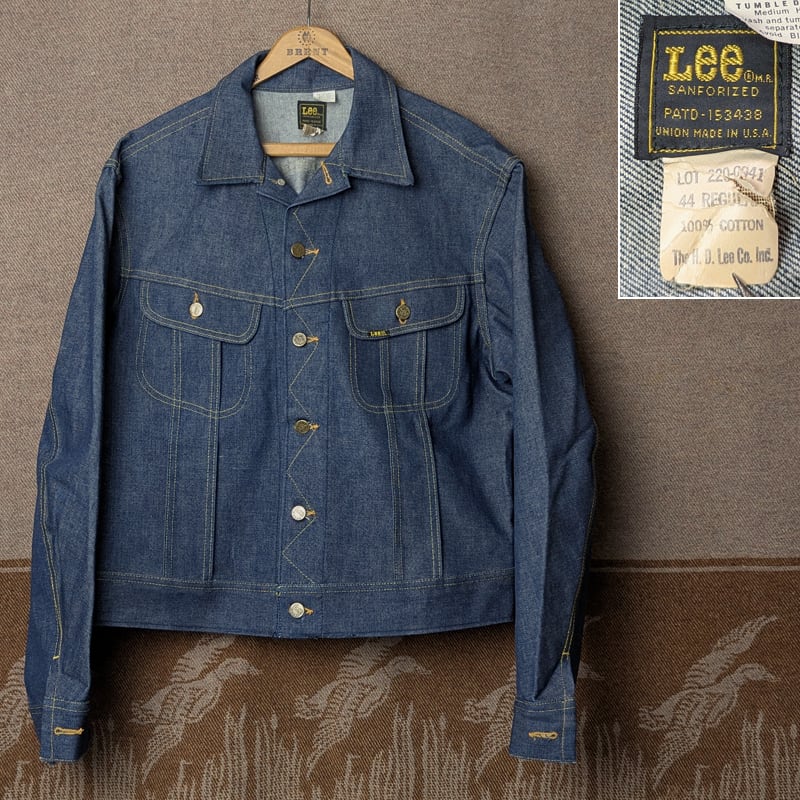 70s Lee 220-0041 Denim Jacket (44R) DEAD-STOCK | Wonder Wear