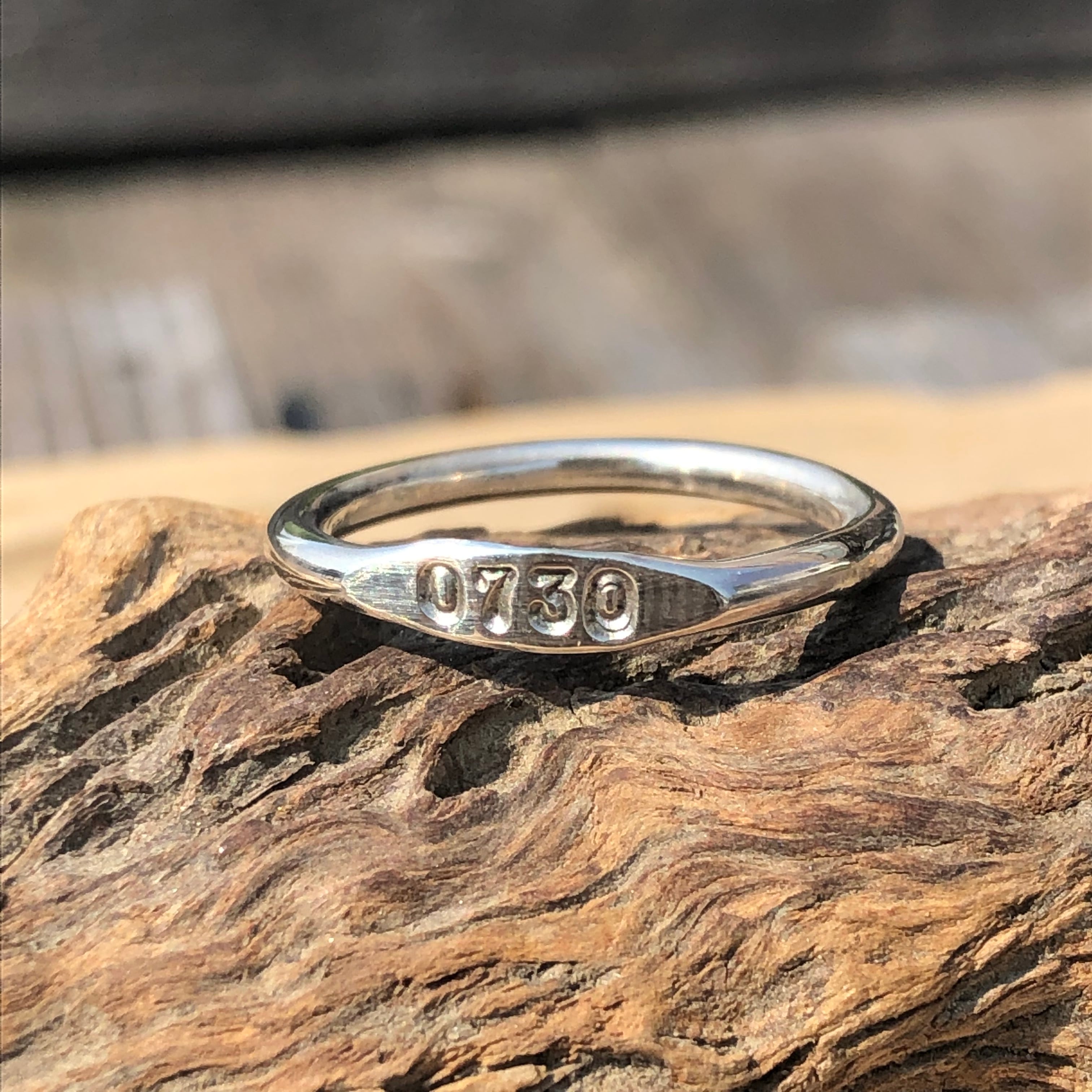 メモリアルリング】Silver925（シルバー925 ）製ハンドメイドリング2mm